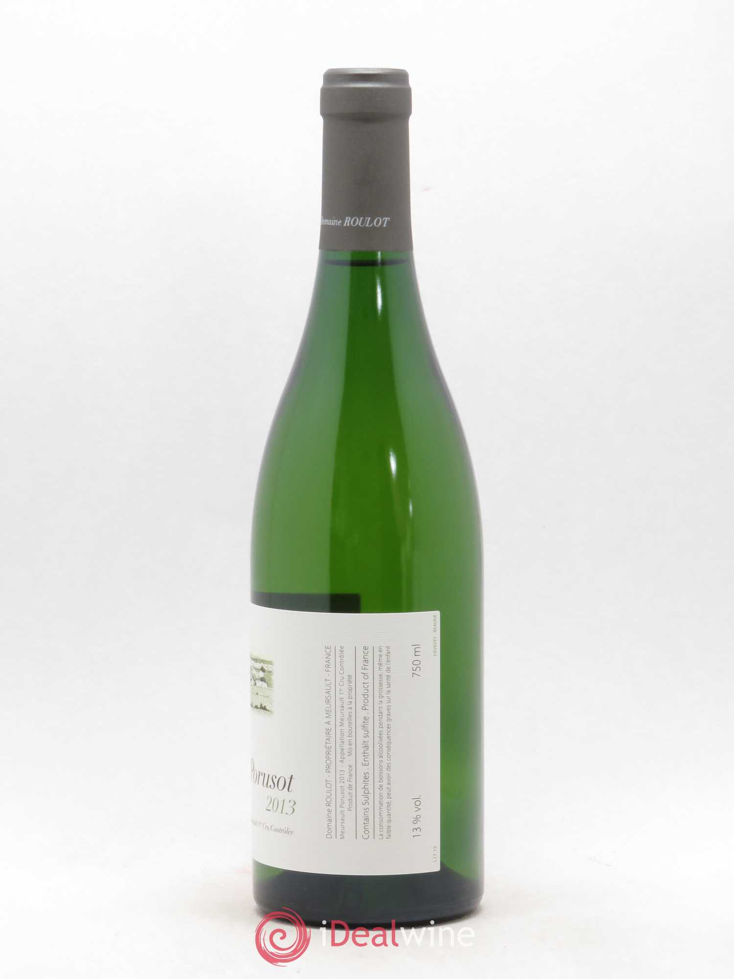Meursault 1er Cru Le Porusot Roulot (Domaine) 2013 - Lot de 1 bouteille - 1