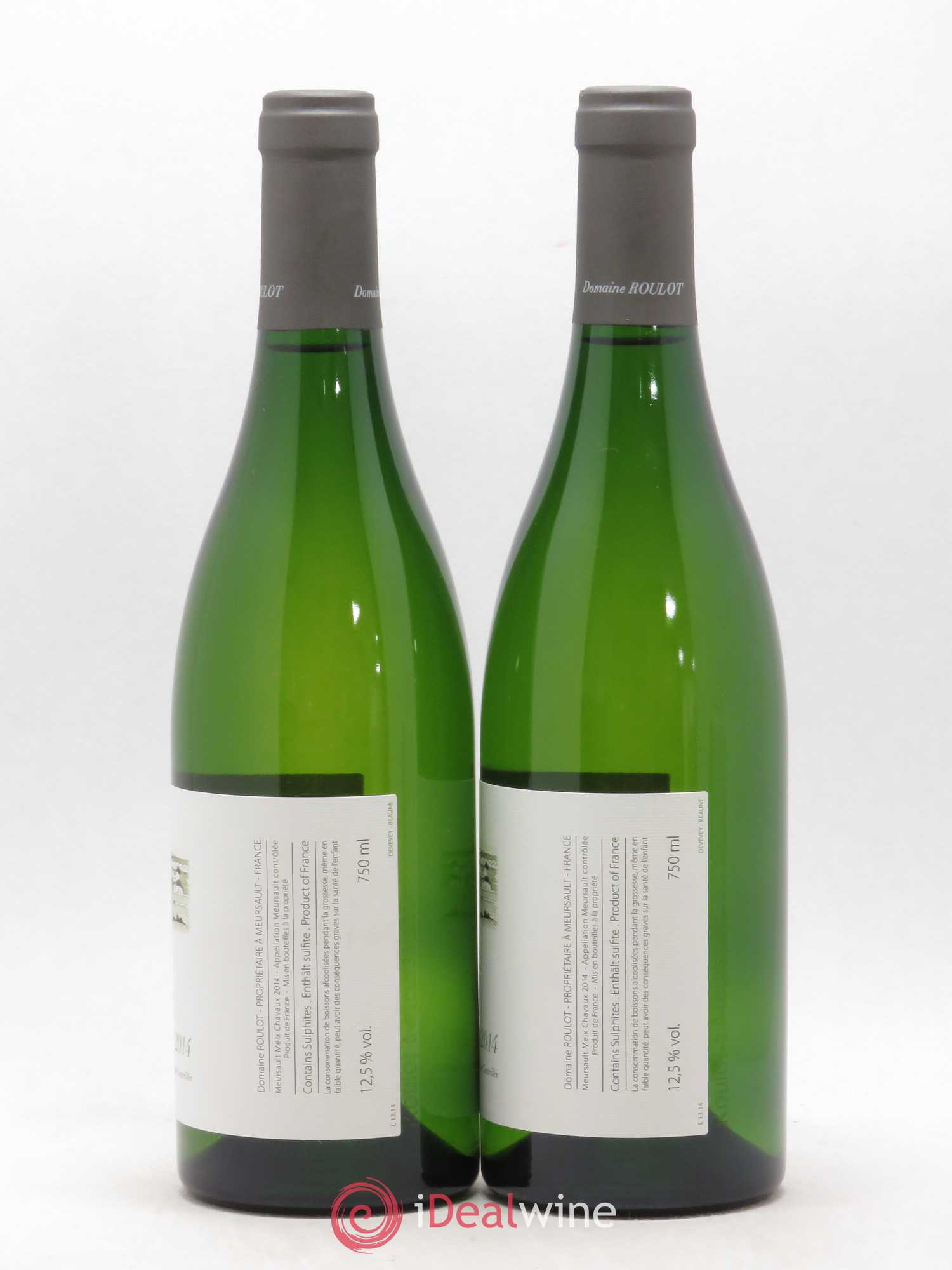 Meursault Meix Chavaux Roulot (Domaine) 2014 - Lot de 2 bouteilles - 1