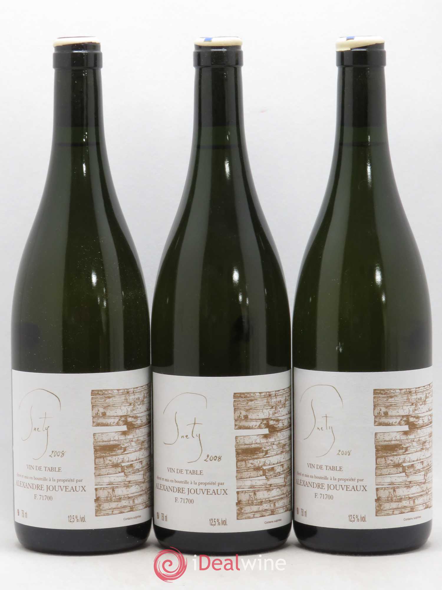 Vin de France Prety Alexandre Jouveaux 2008 - Lot de 3 bouteilles - 0