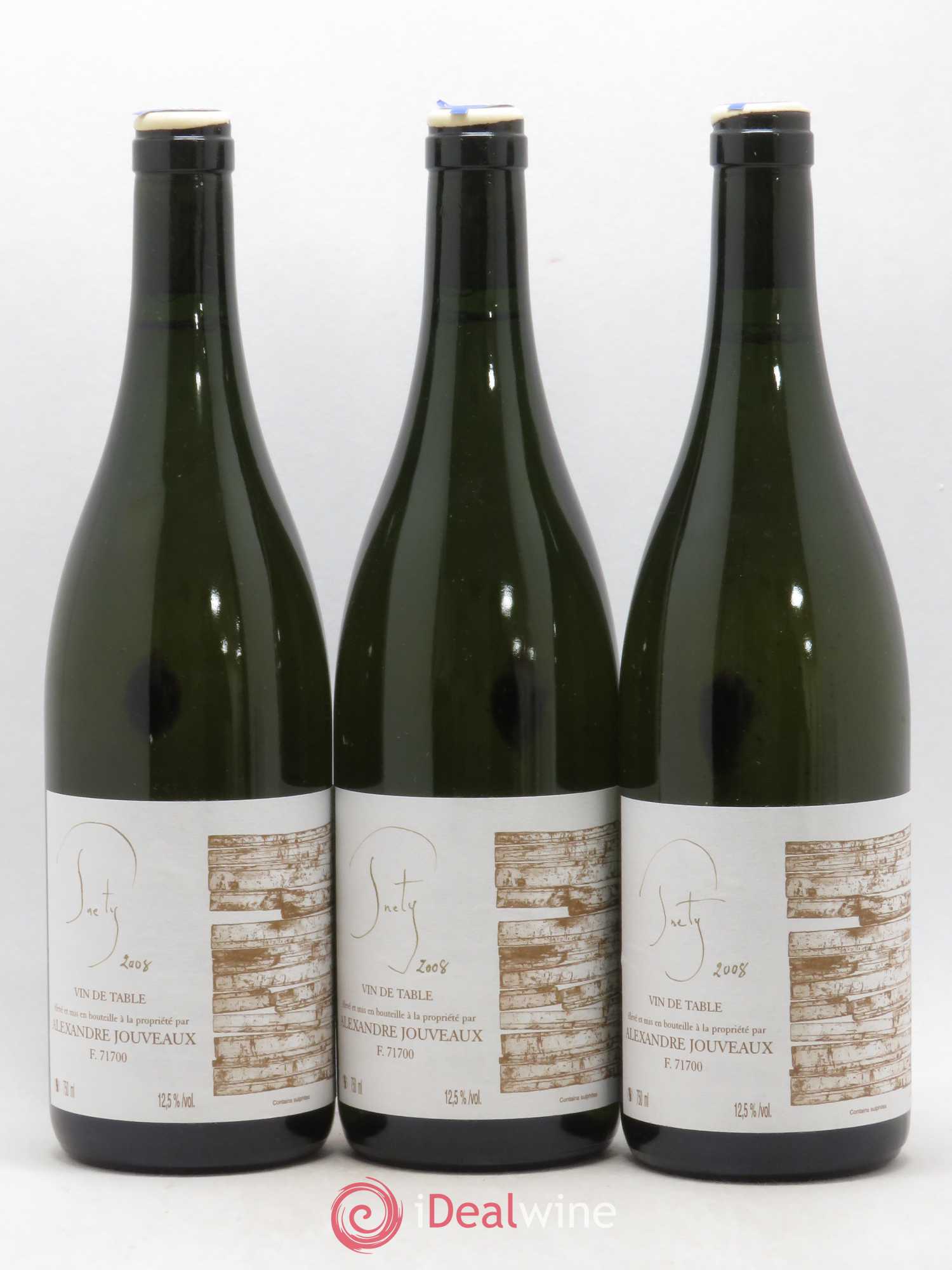 Vin de France Prety Alexandre Jouveaux 2008 - Lot de 3 bouteilles - 0