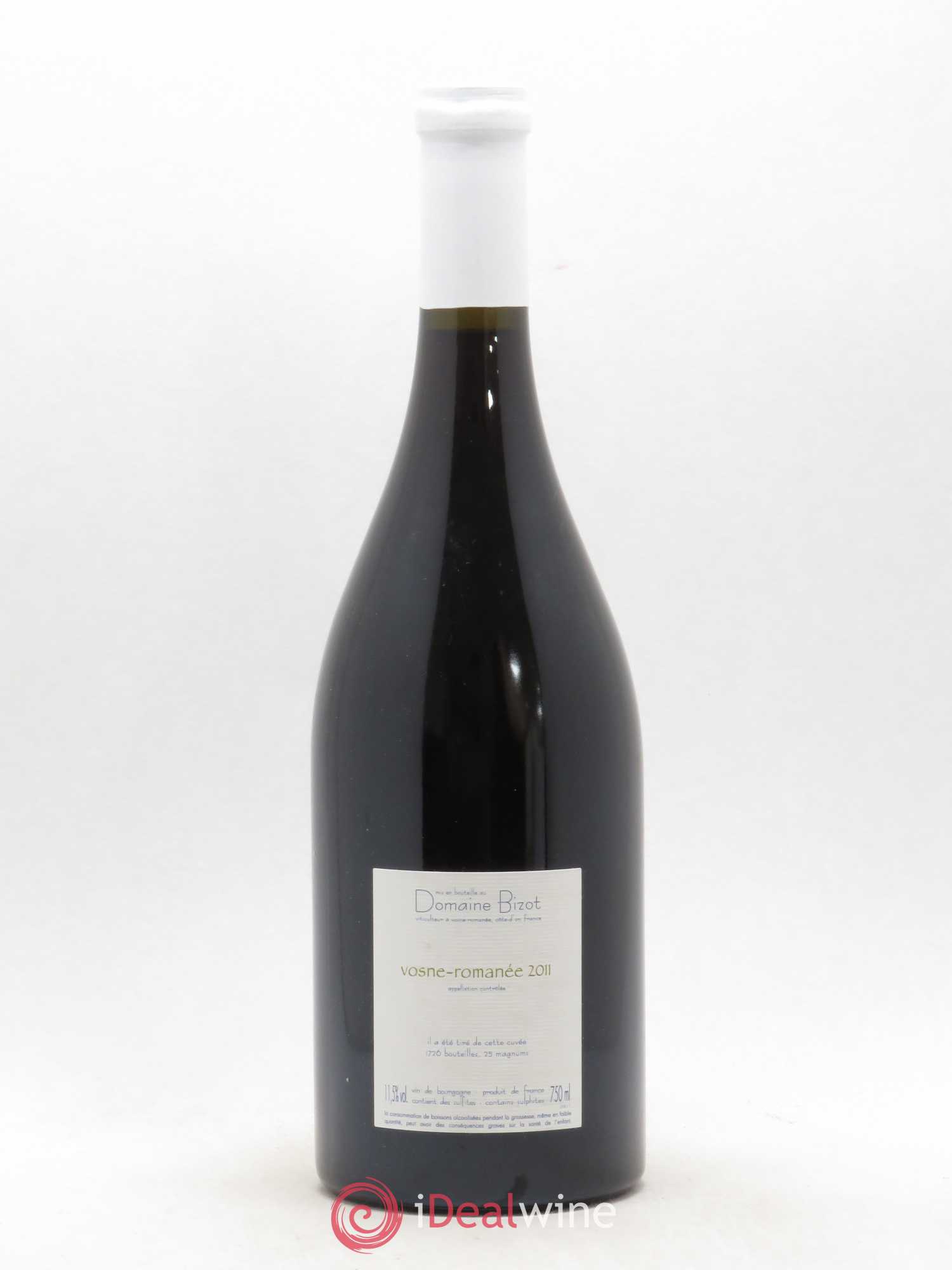 Vosne-Romanée Bizot (Domaine) 2011 - Lot de 1 bouteille - 1