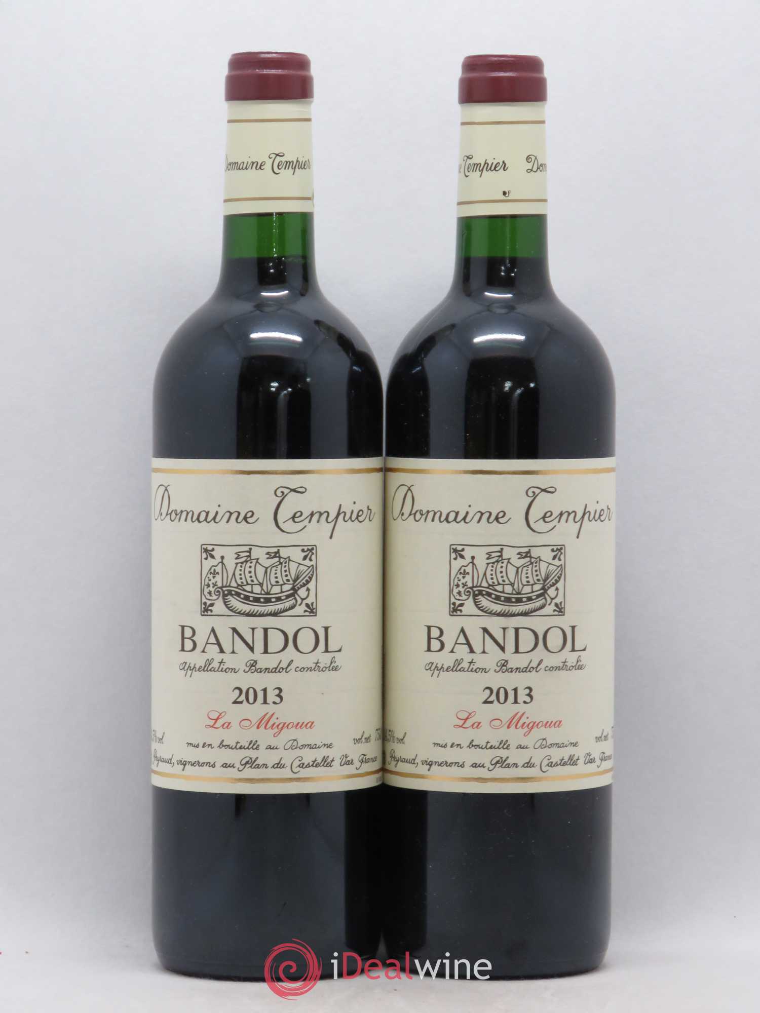 Bandol Domaine Tempier Cuvée La Migoua Famille Peyraud 2013 - Lot de 2 bouteilles - 0