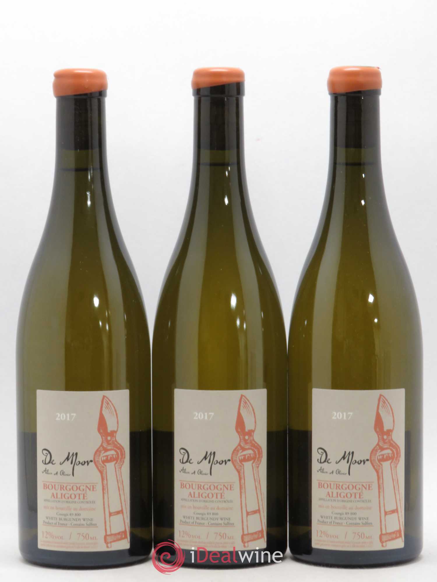 Bourgogne Aligoté Alice et Olivier De Moor 2017 - Lot de 3 bouteilles - 0