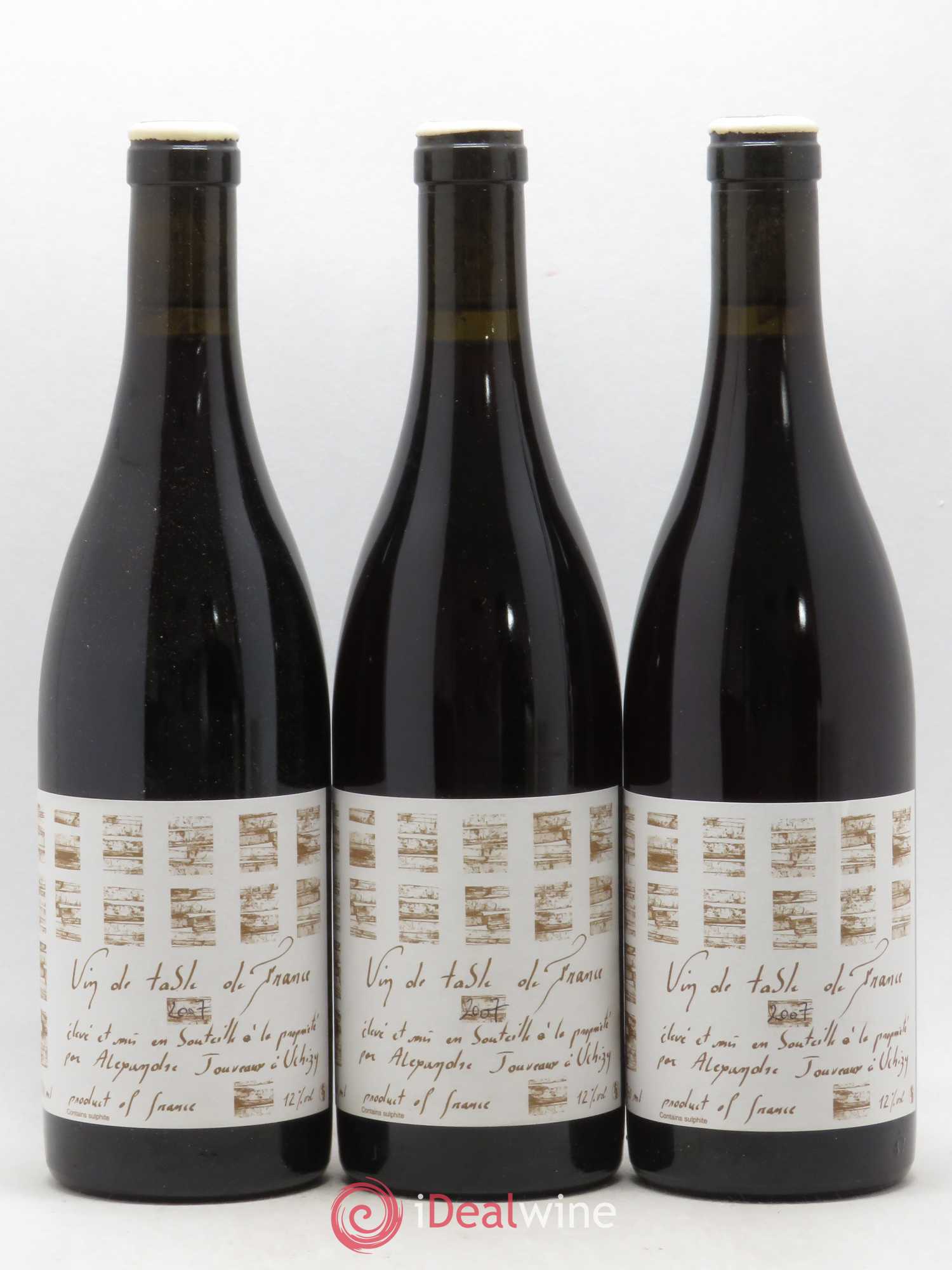 Vin de France En l'Orme Alexandre Jouveaux 2007 - Lot de 3 bouteilles - 0