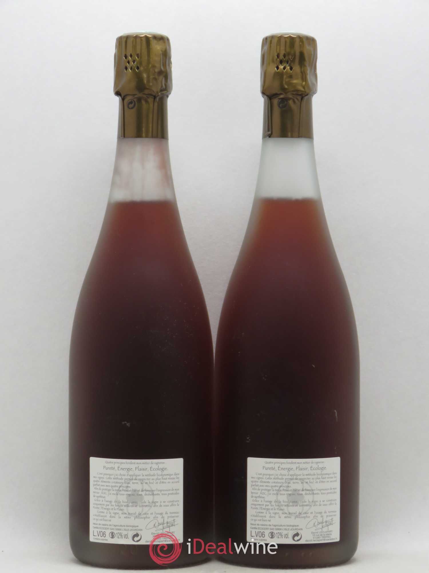 L'Alchimiste 1er Cru Extra-Brut David Leclapart 2006 - Lot de 2 bouteilles - 1
