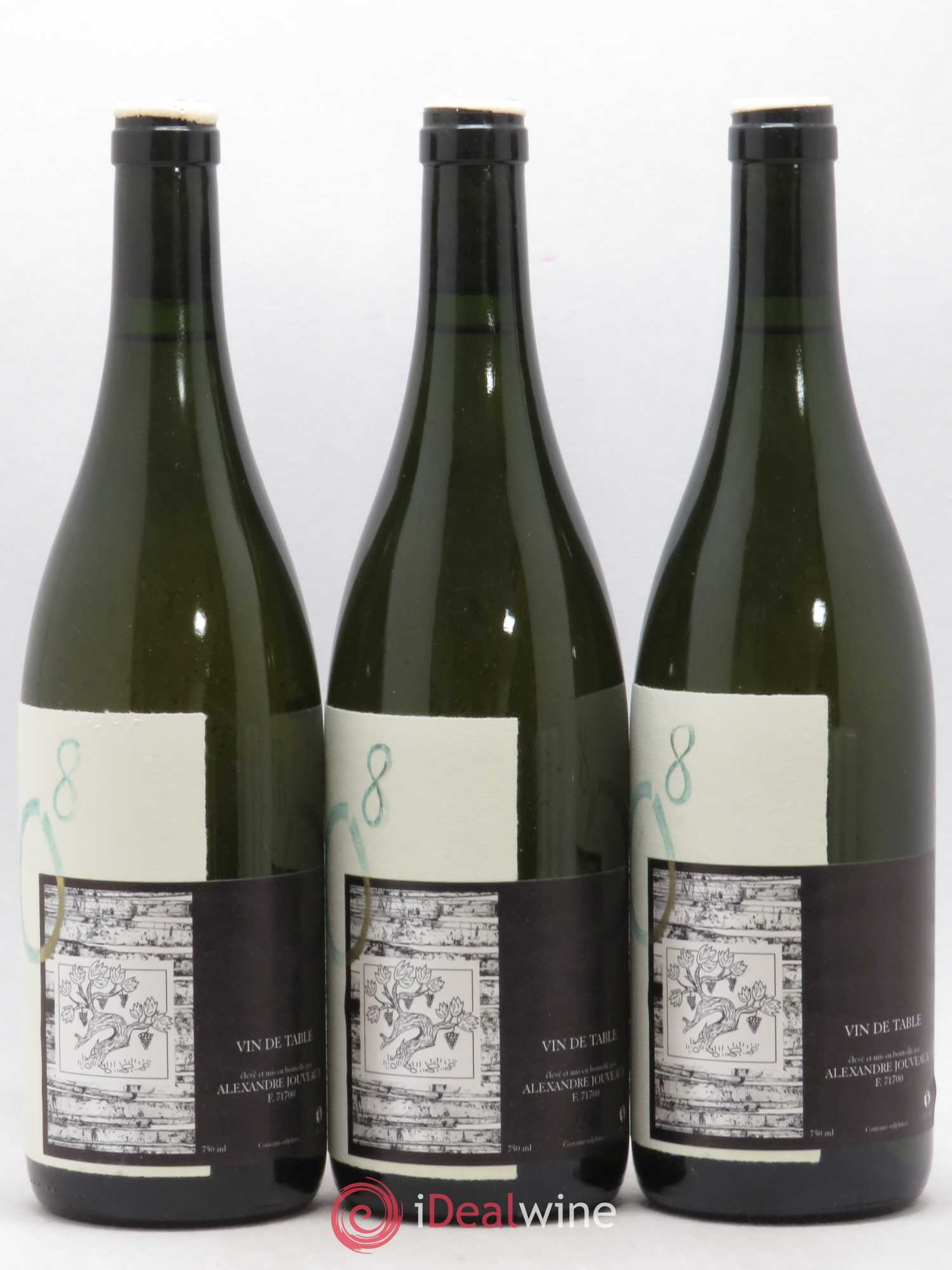 Vin de Table Alexandre Jouveaux O8 2008 - Lot de 3 bouteilles - 0