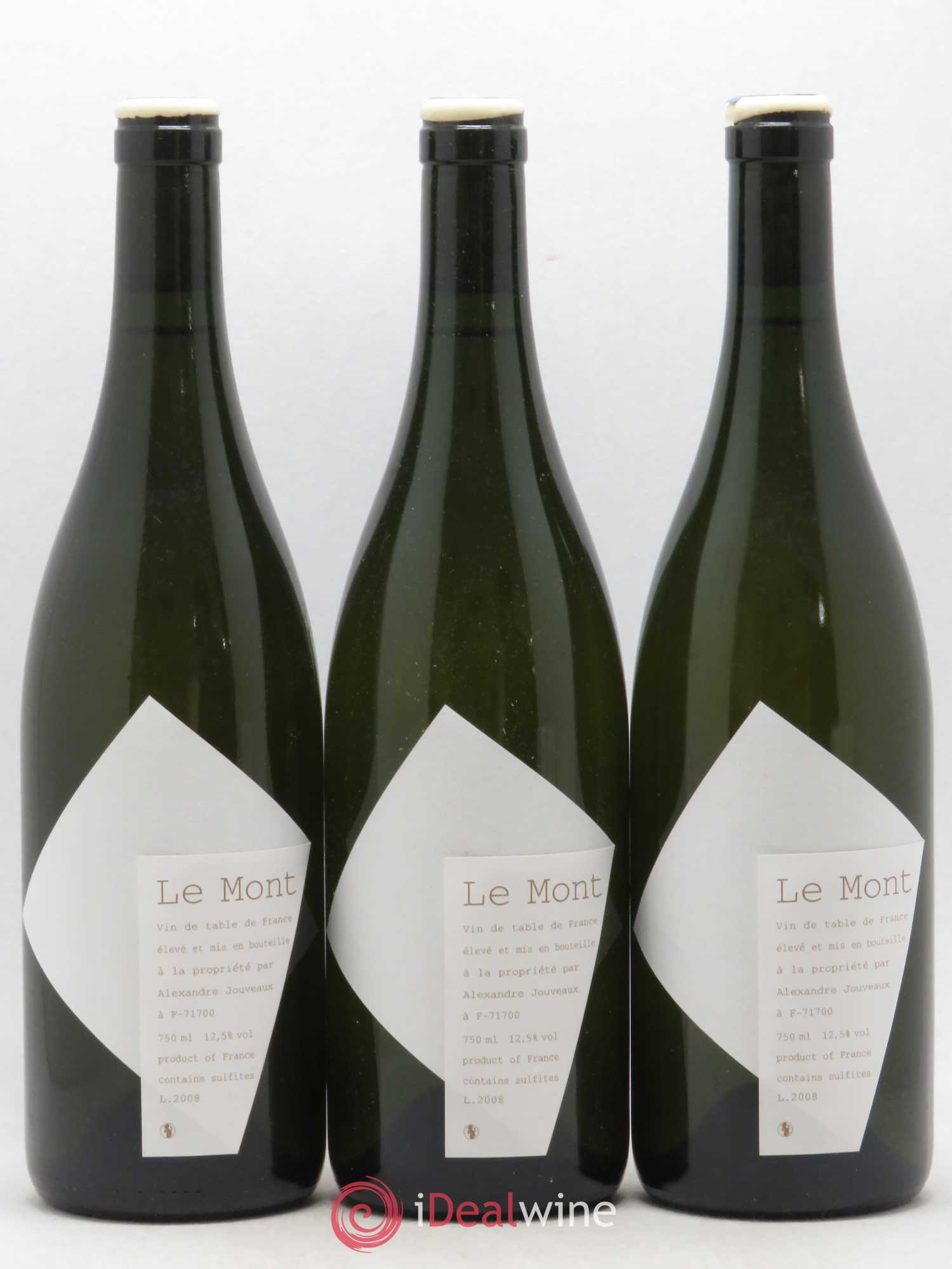 Vin de France Le Mont Alexandre Jouveaux 2008 - Lot de 3 bouteilles - 0
