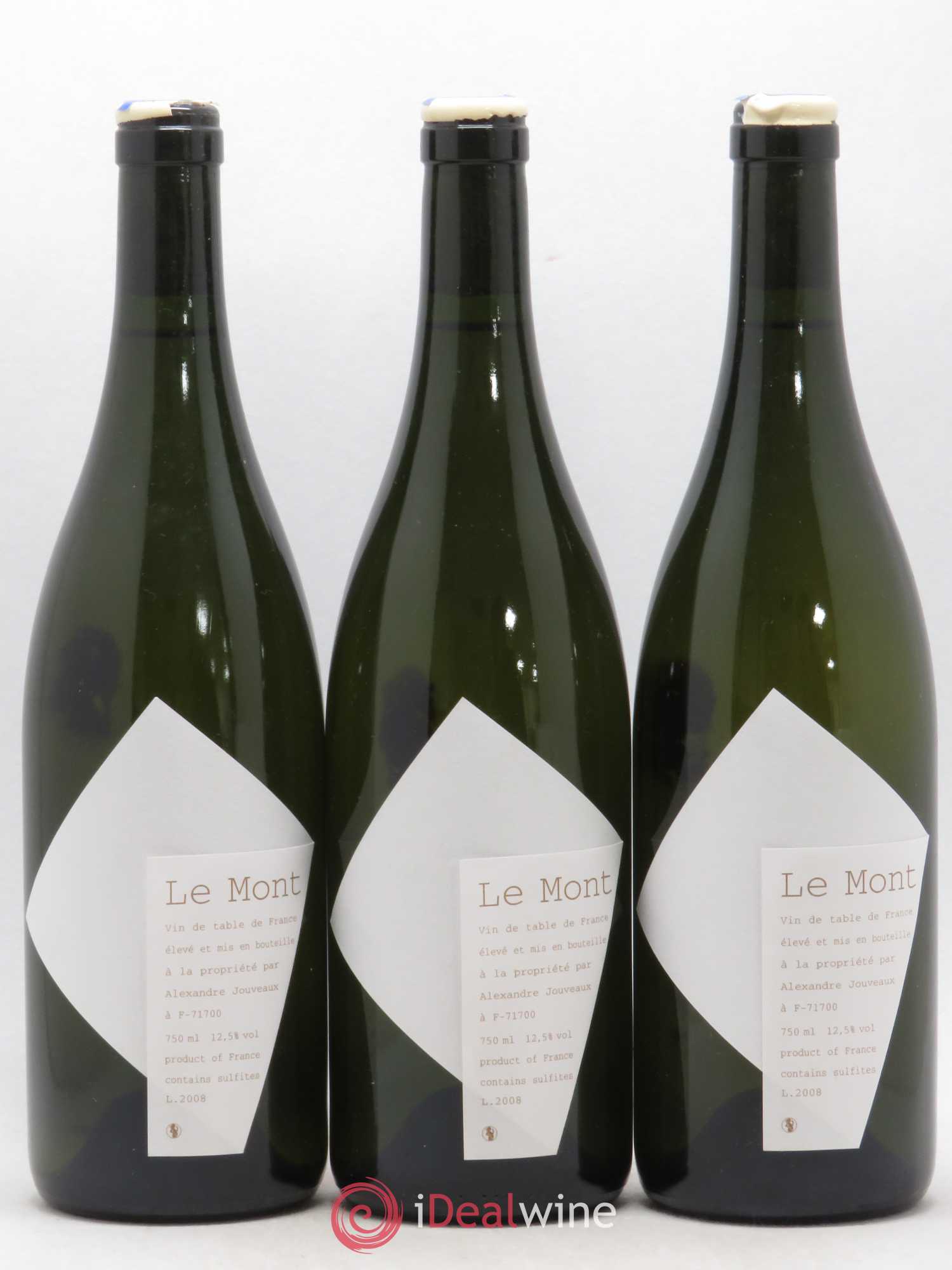 Vin de France Le Mont Alexandre Jouveaux 2008 - Lot de 3 bouteilles - 0