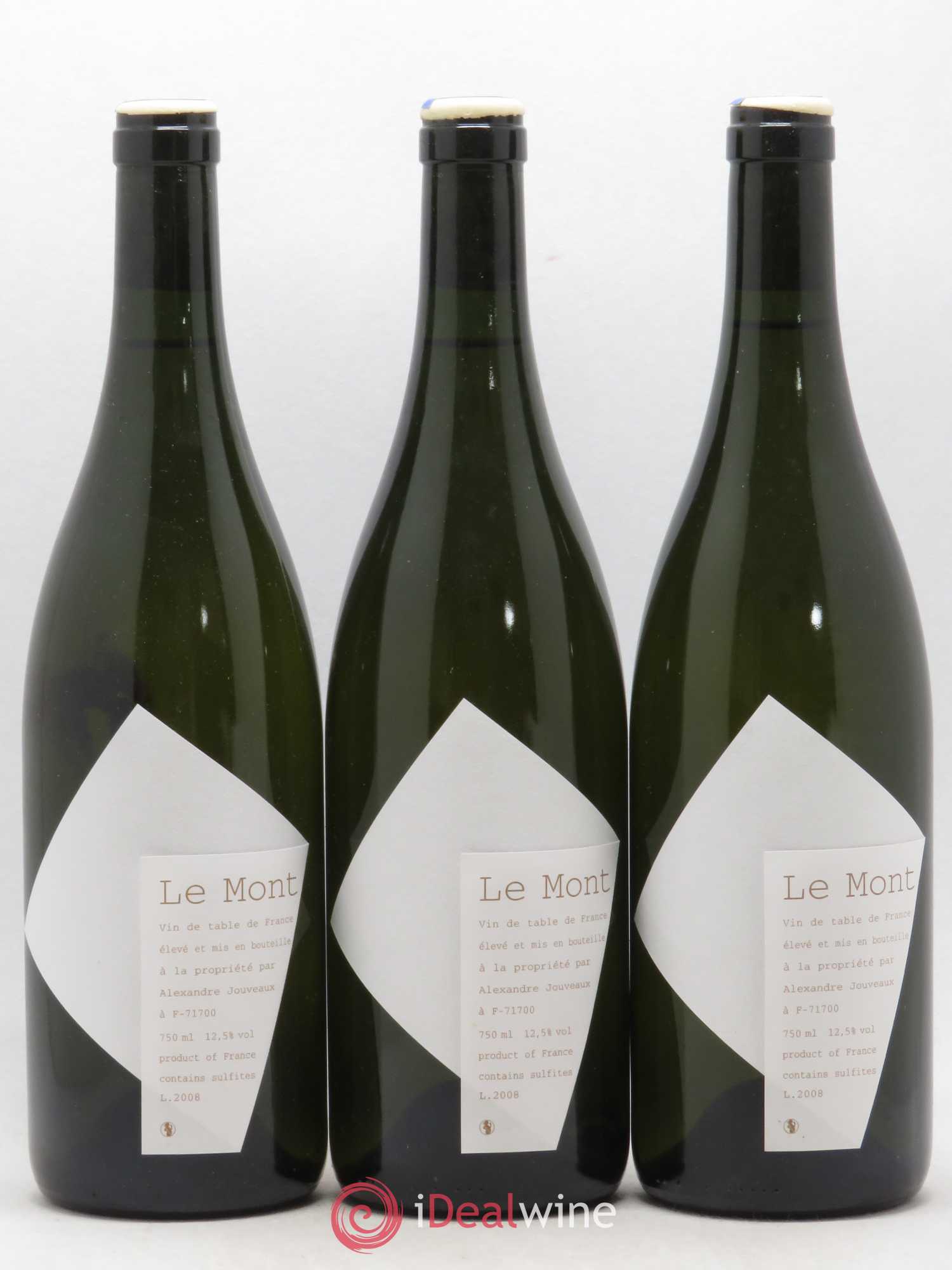 Vin de France Le Mont Alexandre Jouveaux 2008 - Lot de 3 bouteilles - 0