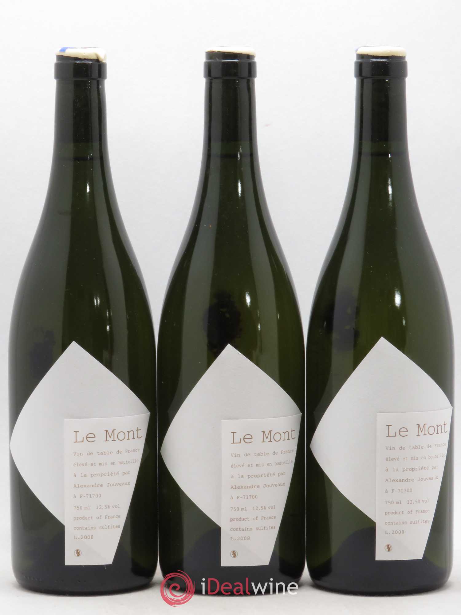 Vin de France Le Mont Alexandre Jouveaux 2008 - Lot de 3 bouteilles - 0
