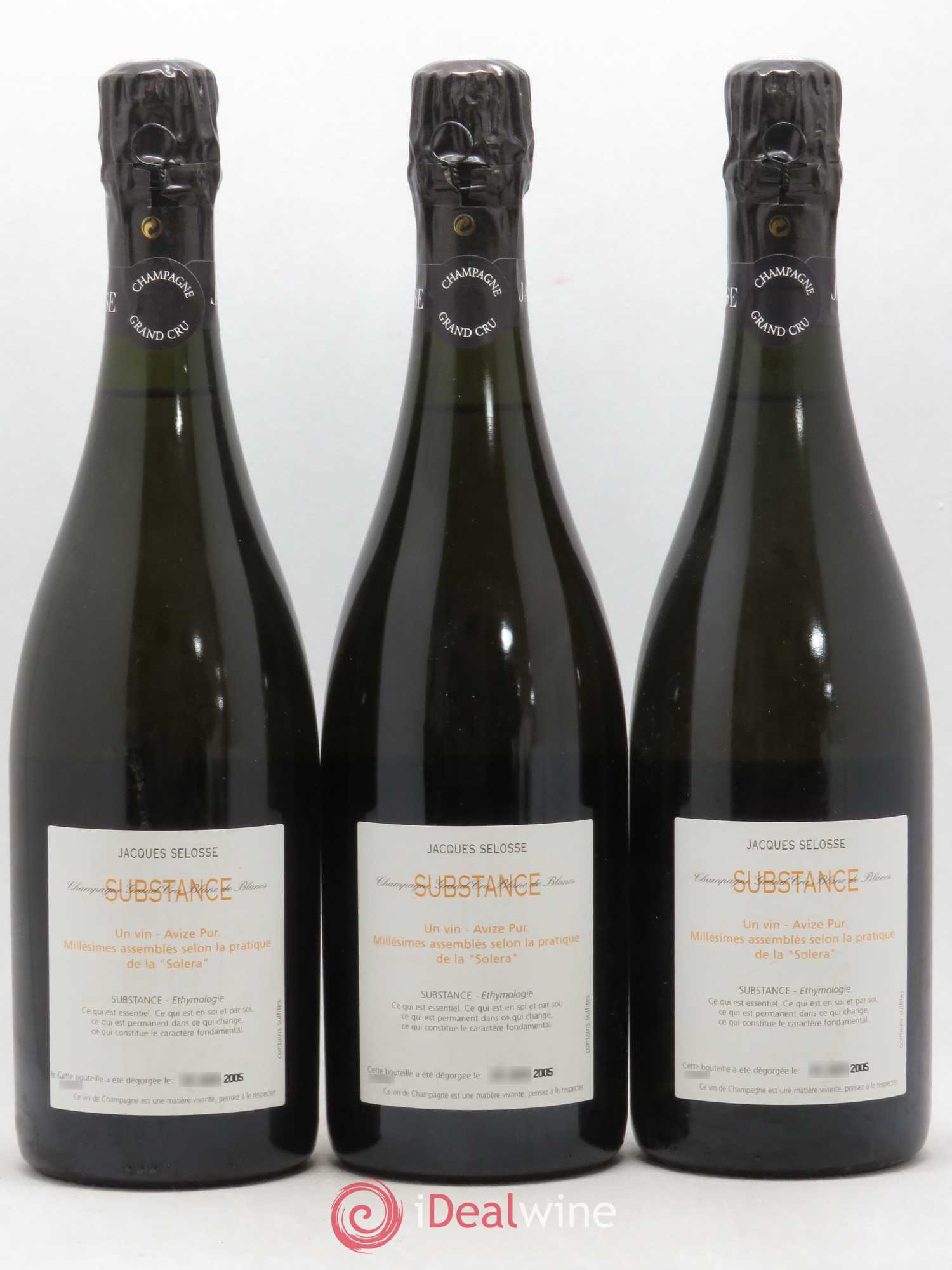 Substance Jacques Selosse - Lot de 3 bouteilles - 1