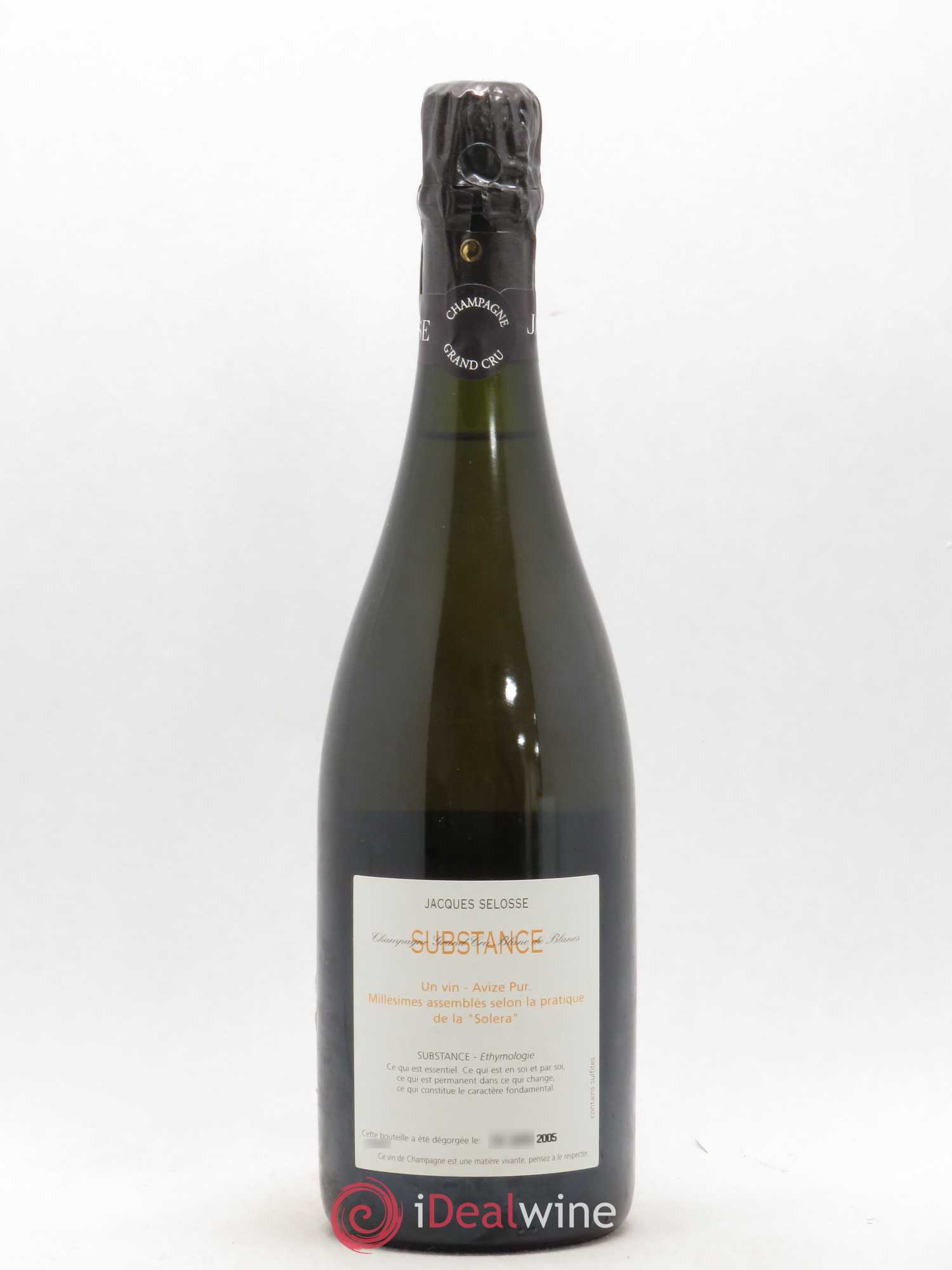 Substance Jacques Selosse - Lot de 1 bouteille - 1