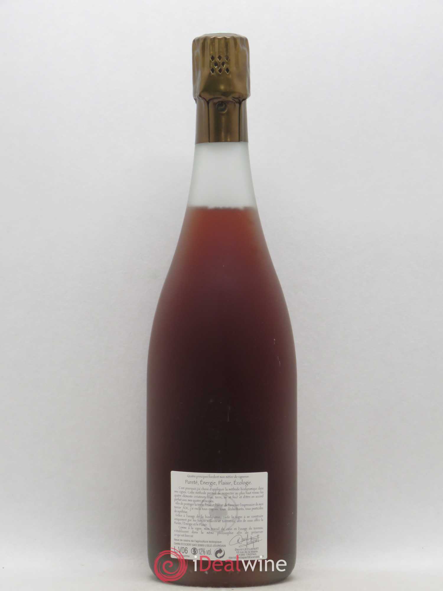 L'Alchimiste 1er Cru Extra-Brut David Leclapart 2006 - Lot de 1 bouteille - 1