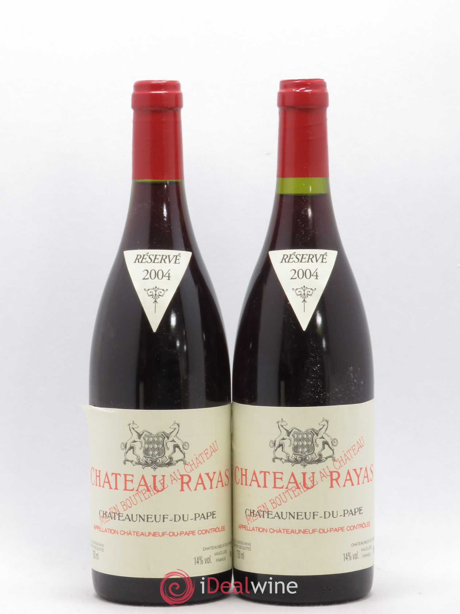 Châteauneuf-du-Pape Château Rayas Emmanuel Reynaud 2004 - Lot de 2 bouteilles - 0