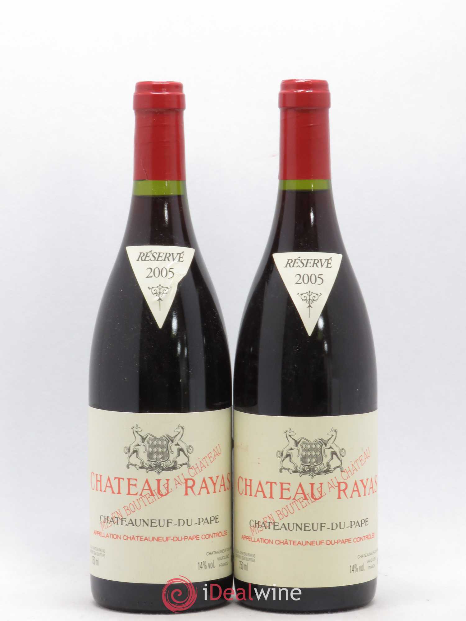 Châteauneuf-du-Pape Château Rayas Emmanuel Reynaud 2005 - Lot de 2 bouteilles - 0