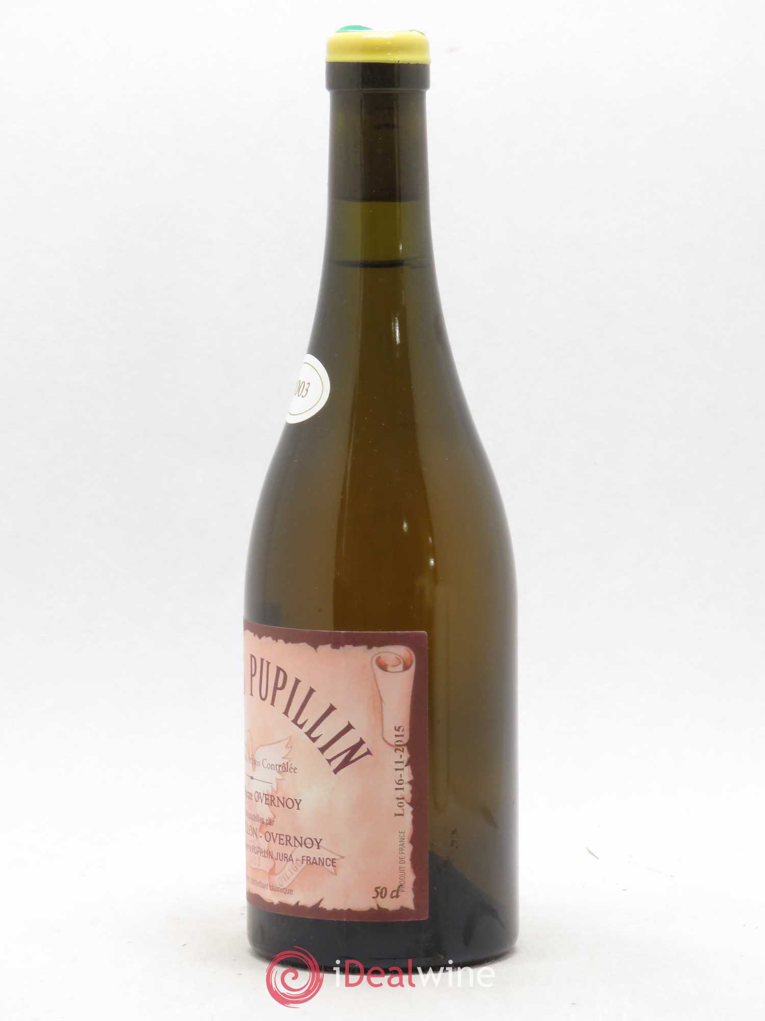 Arbois-Pupillin Vieux Savagnin Ouillé 50cl (VSO) Overnoy-Houillon (Domaine) 2003 - Lot de 1 bouteille - 1