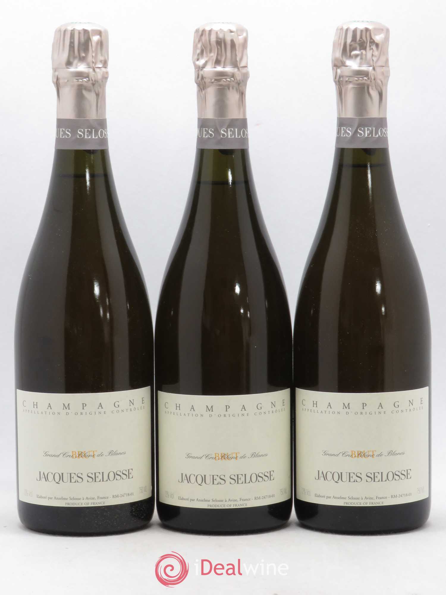 Grand Cru Blanc de Blancs Brut Jacques Selosse - Lot de 3 bouteilles - 0
