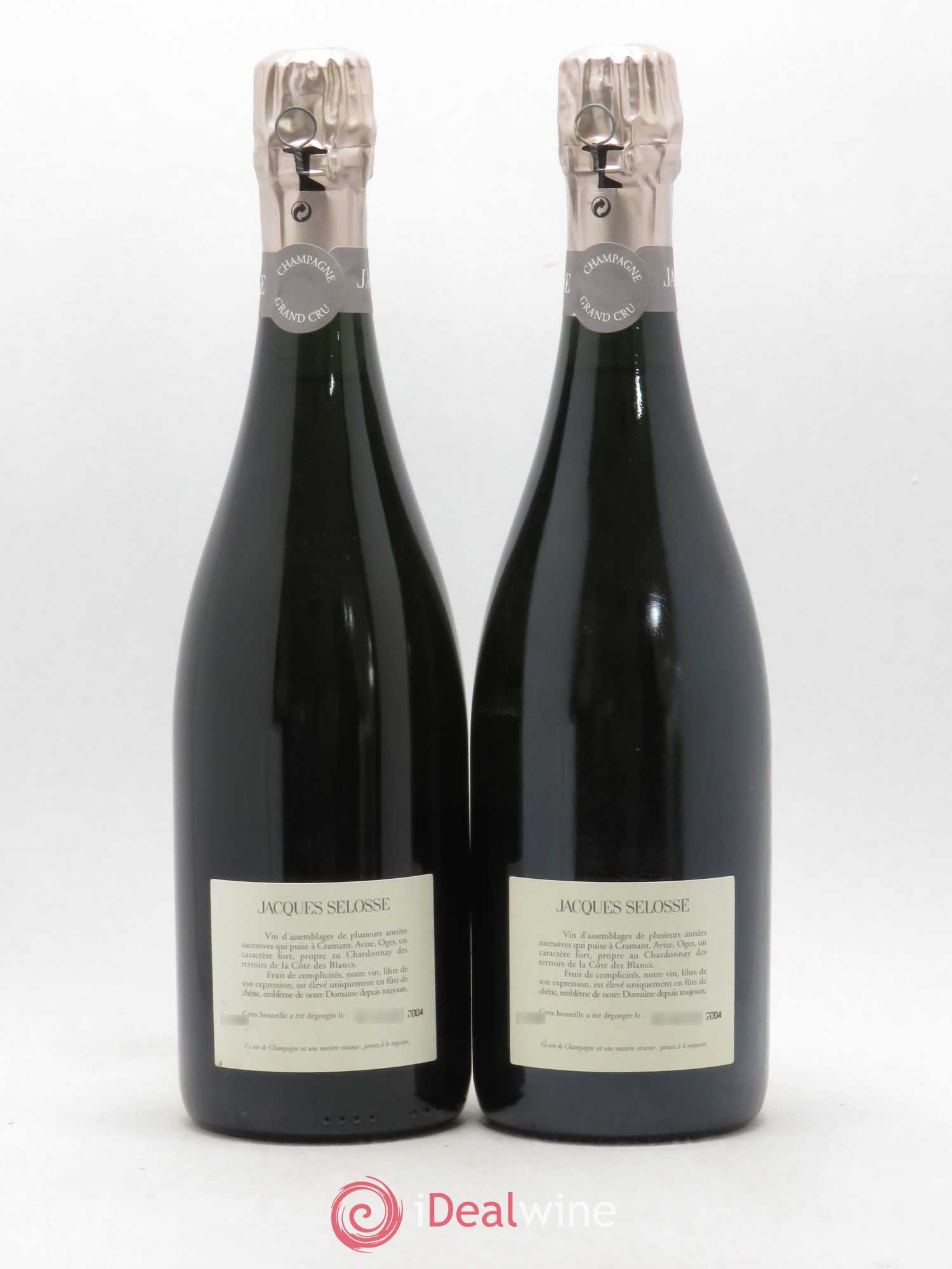 Grand Cru Blanc de Blancs Brut Jacques Selosse - Lot de 2 bouteilles - 1