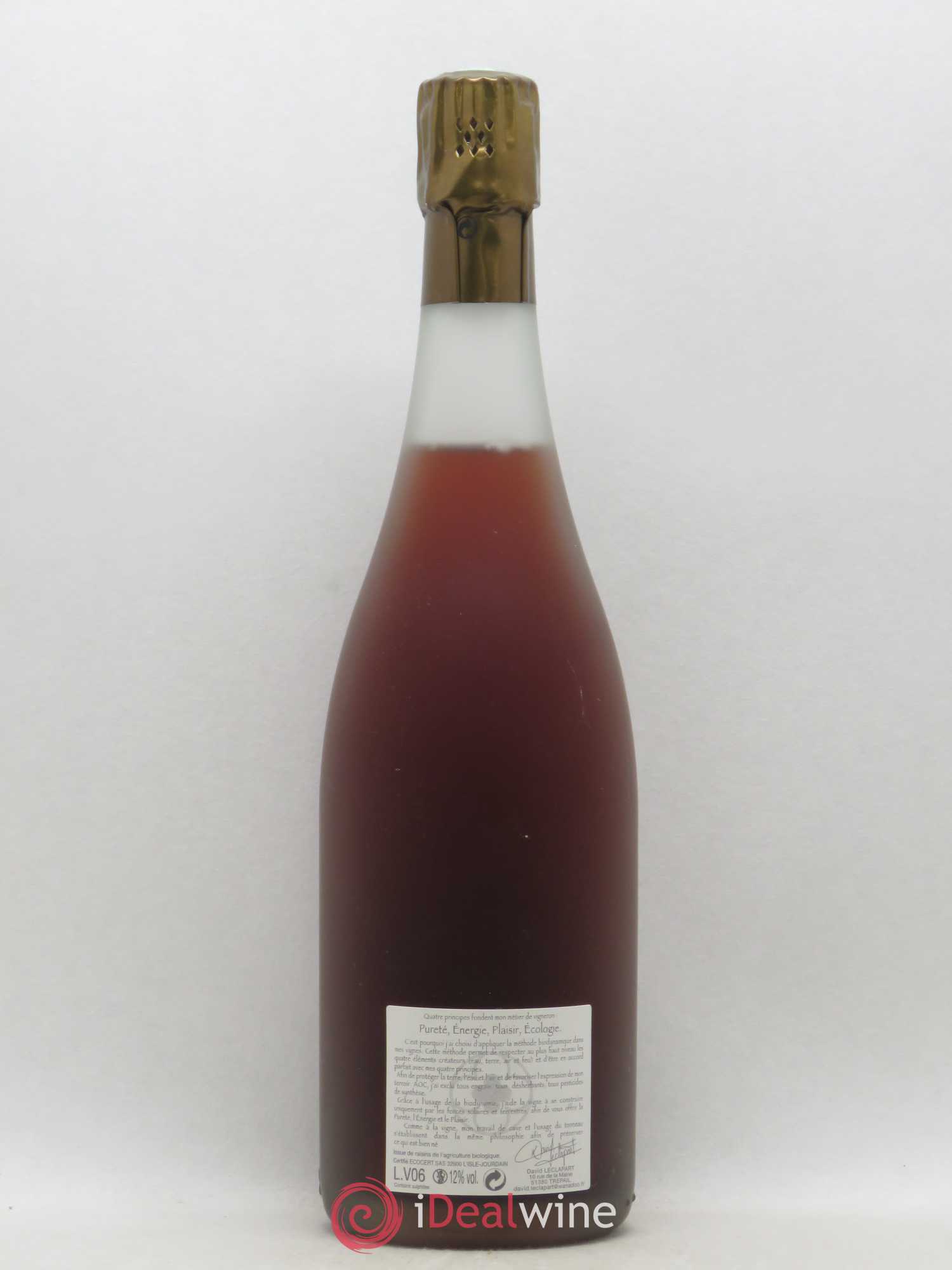 L'Alchimiste 1er Cru Extra-Brut David Leclapart 2006 - Lot de 1 bouteille - 1