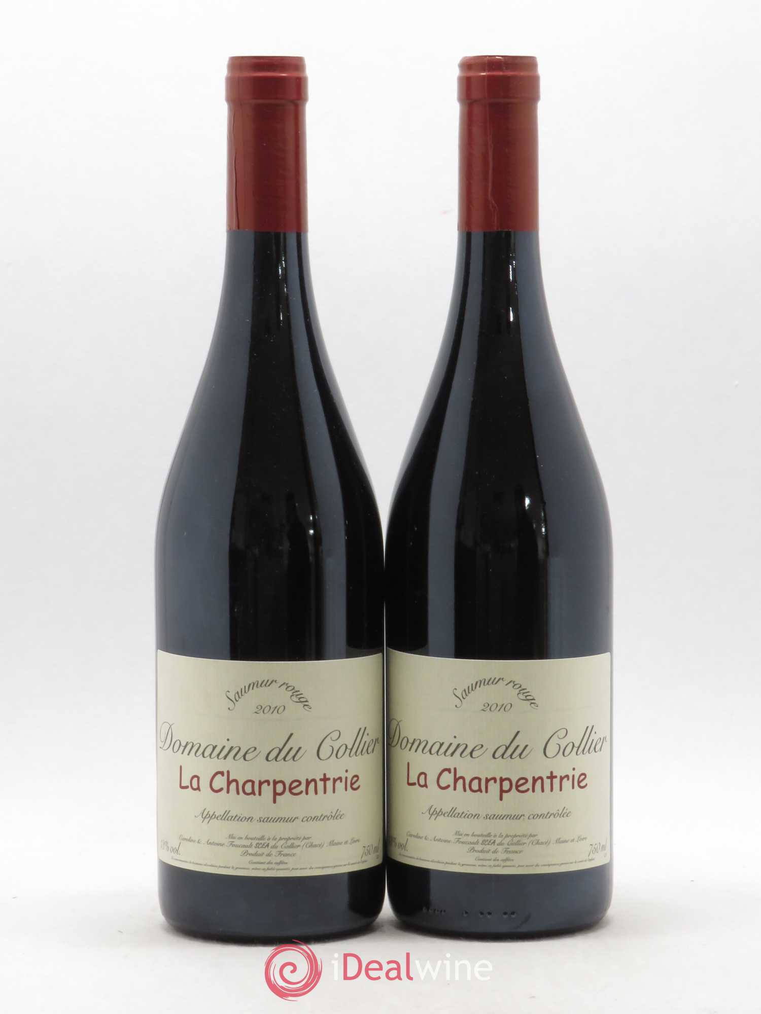 Saumur La Charpentrie Domaine du Collier 2010 - Lot de 2 bouteilles - 0