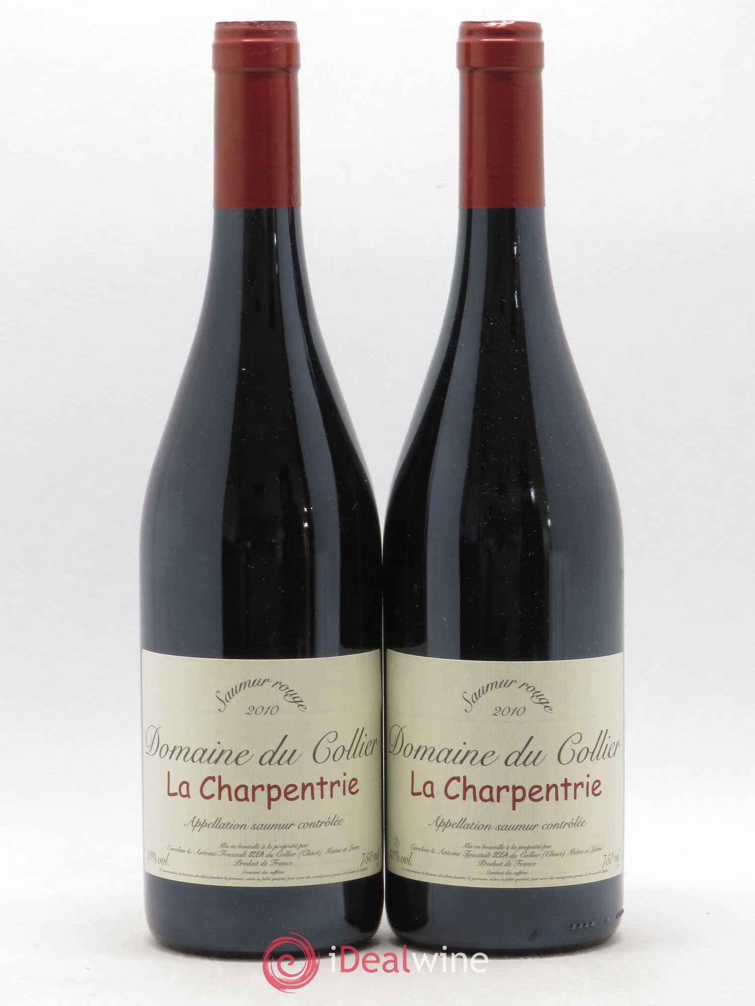 Saumur La Charpentrie Domaine du Collier 2010 - Lot de 2 bouteilles - 0