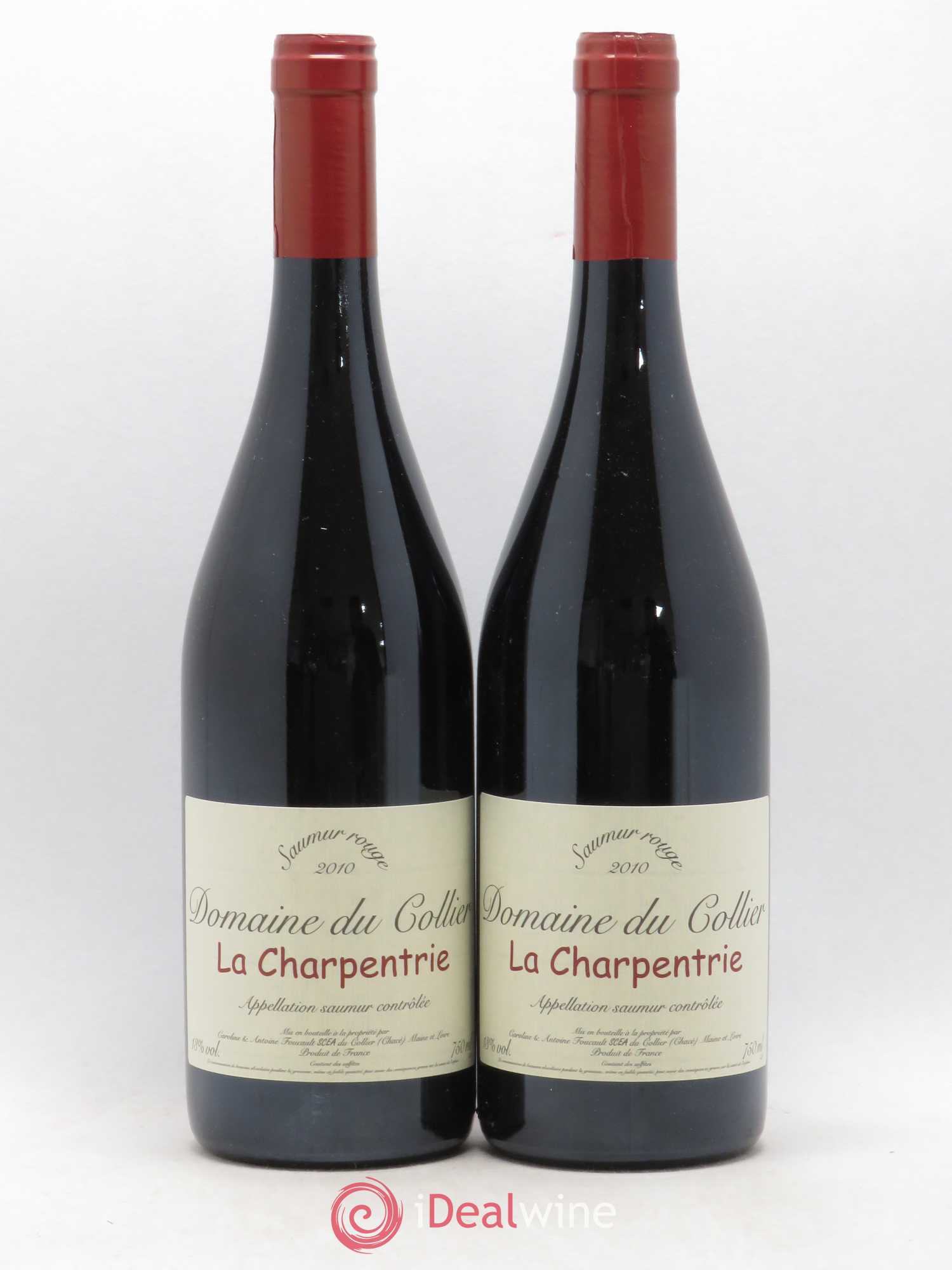 Saumur La Charpentrie Domaine du Collier 2010 - Lot de 2 bouteilles - 0