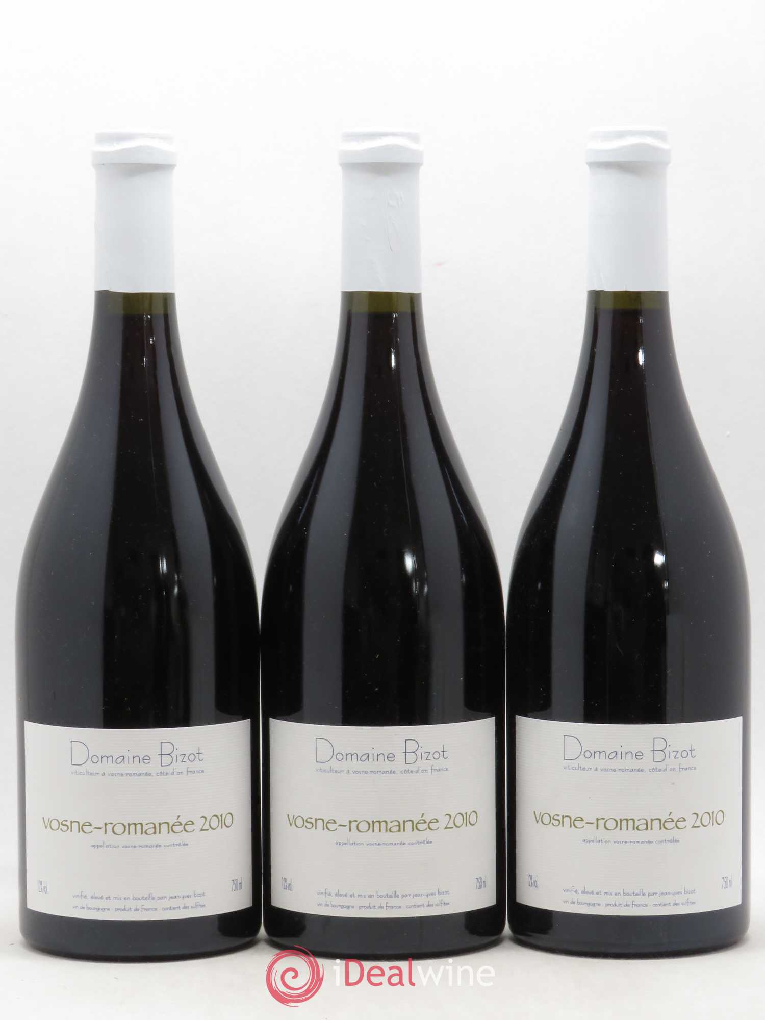 Vosne-Romanée Bizot (Domaine) 2010 - Lot de 3 bouteilles - 0