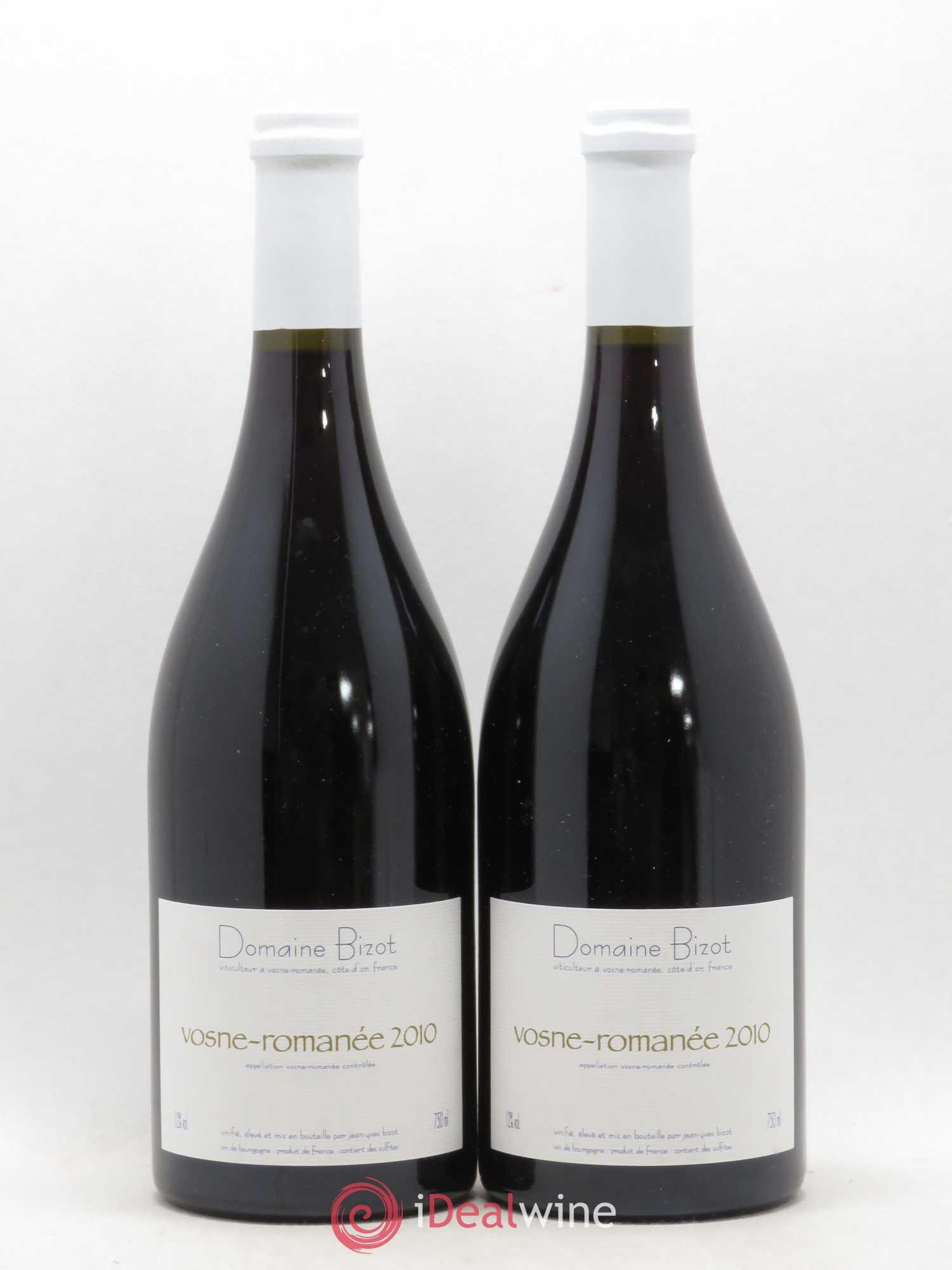 Vosne-Romanée Bizot (Domaine) 2010 - Lot de 2 bouteilles - 0