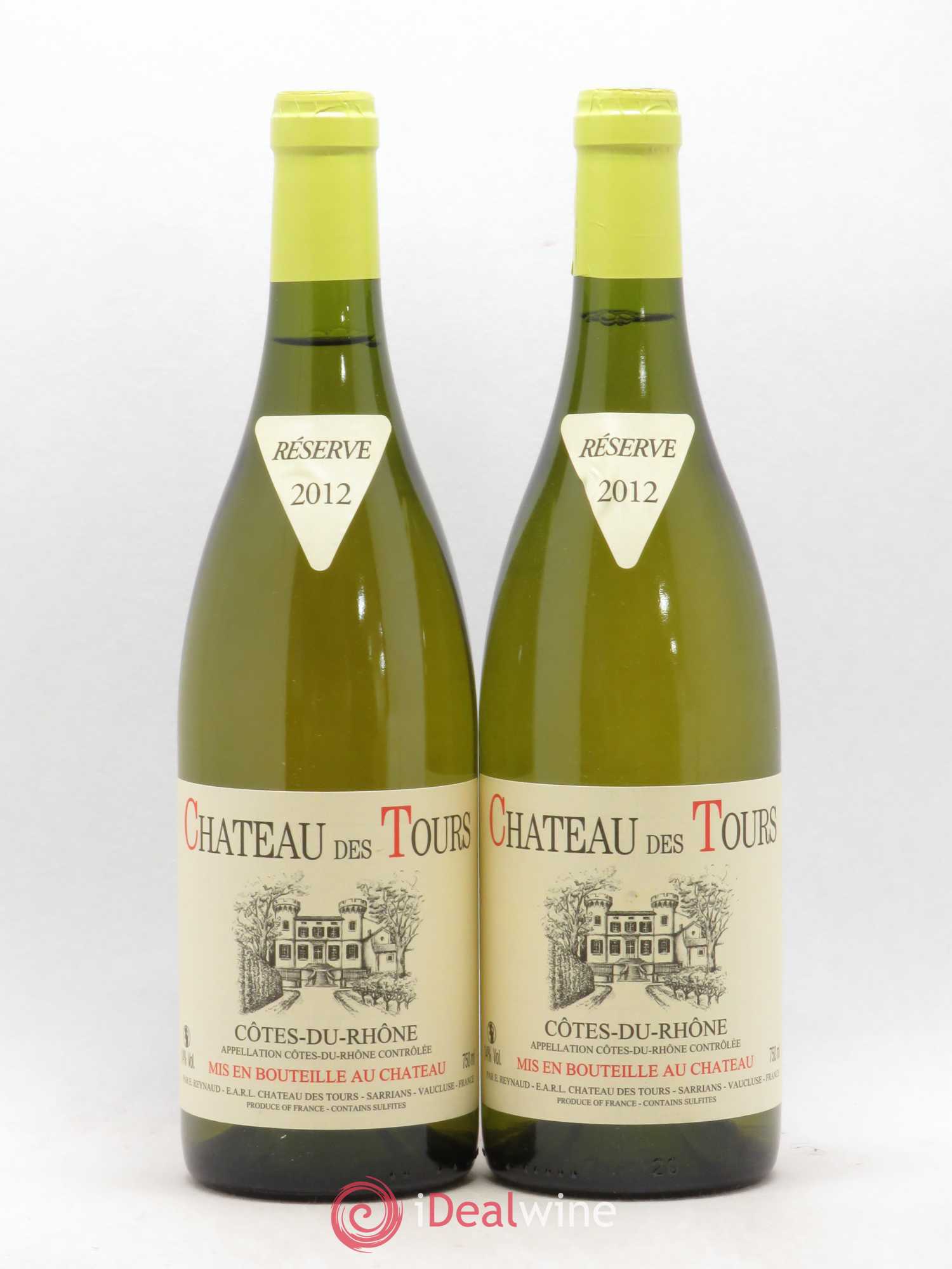 Côtes-du-Rhône Château des Tours Emmanuel Reynaud 2012 - Lot de 2 bouteilles - 0
