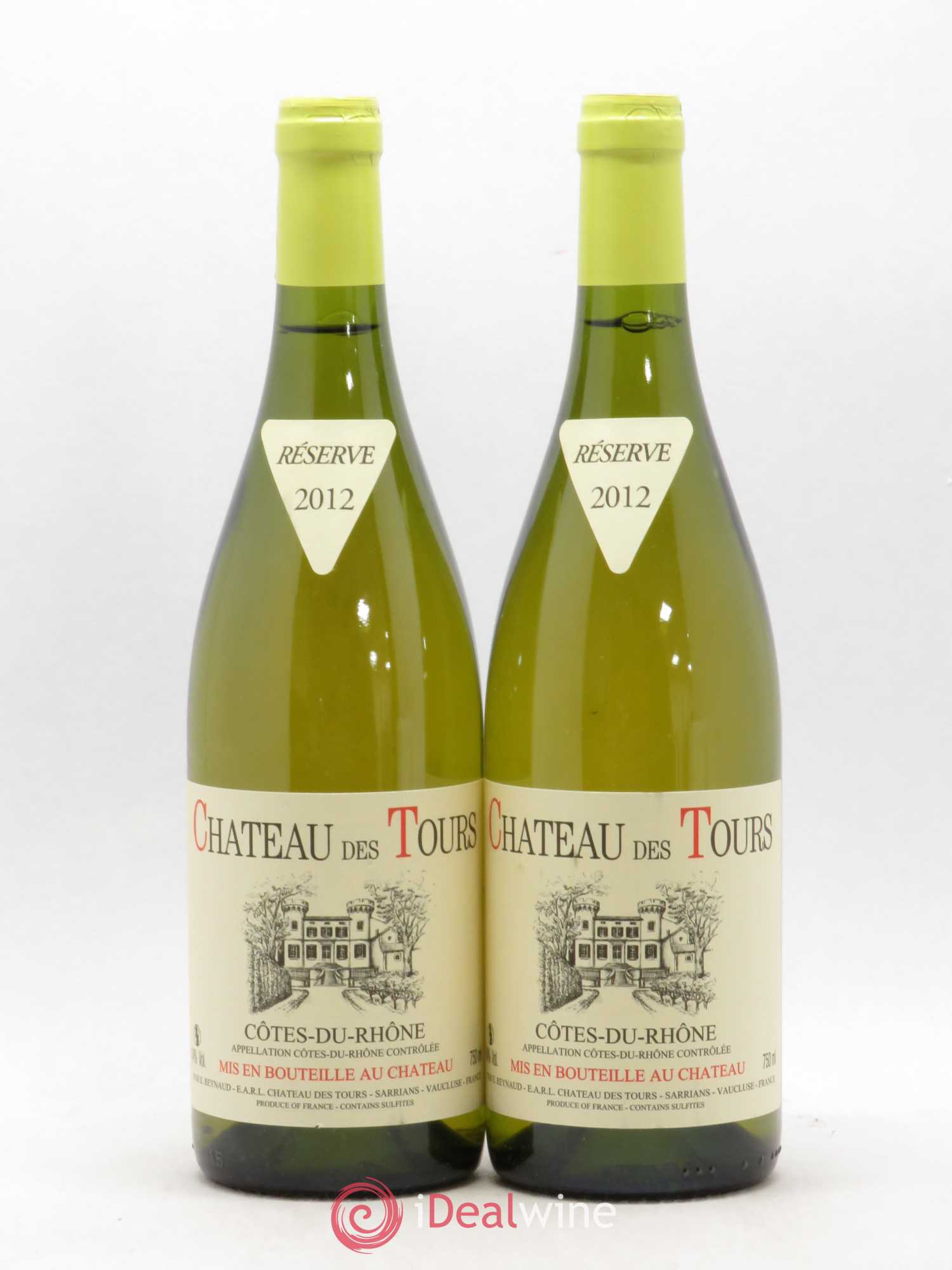 Côtes-du-Rhône Château des Tours Emmanuel Reynaud 2012 - Lot de 2 bouteilles - 0