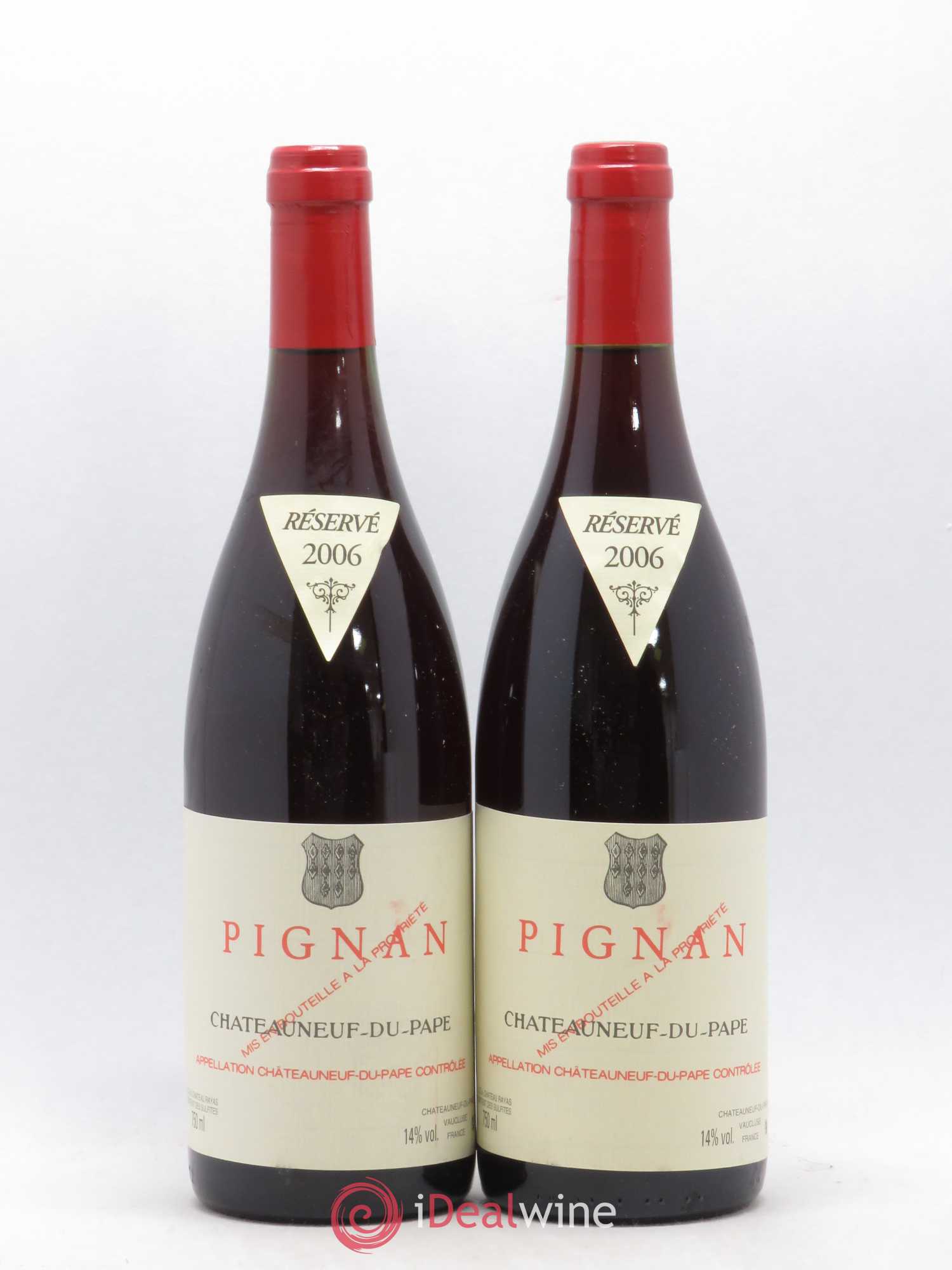 Châteauneuf-du-Pape Pignan Emmanuel Reynaud 2006 - Lot de 2 bouteilles - 0