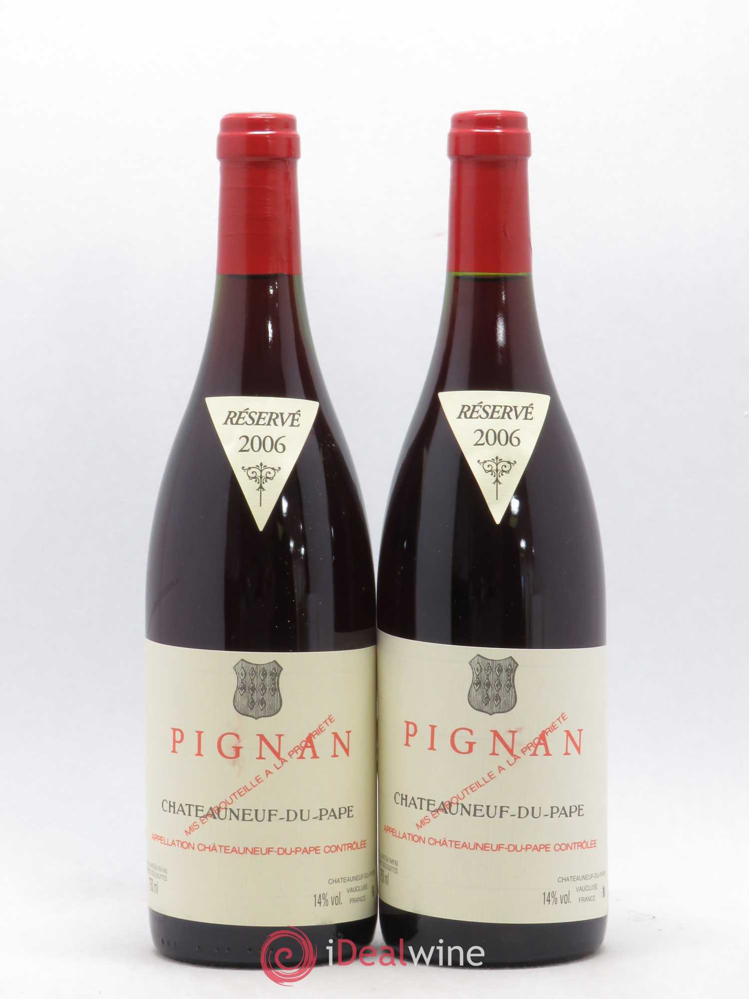 Châteauneuf-du-Pape Pignan Emmanuel Reynaud 2006 - Lot de 2 bouteilles - 0