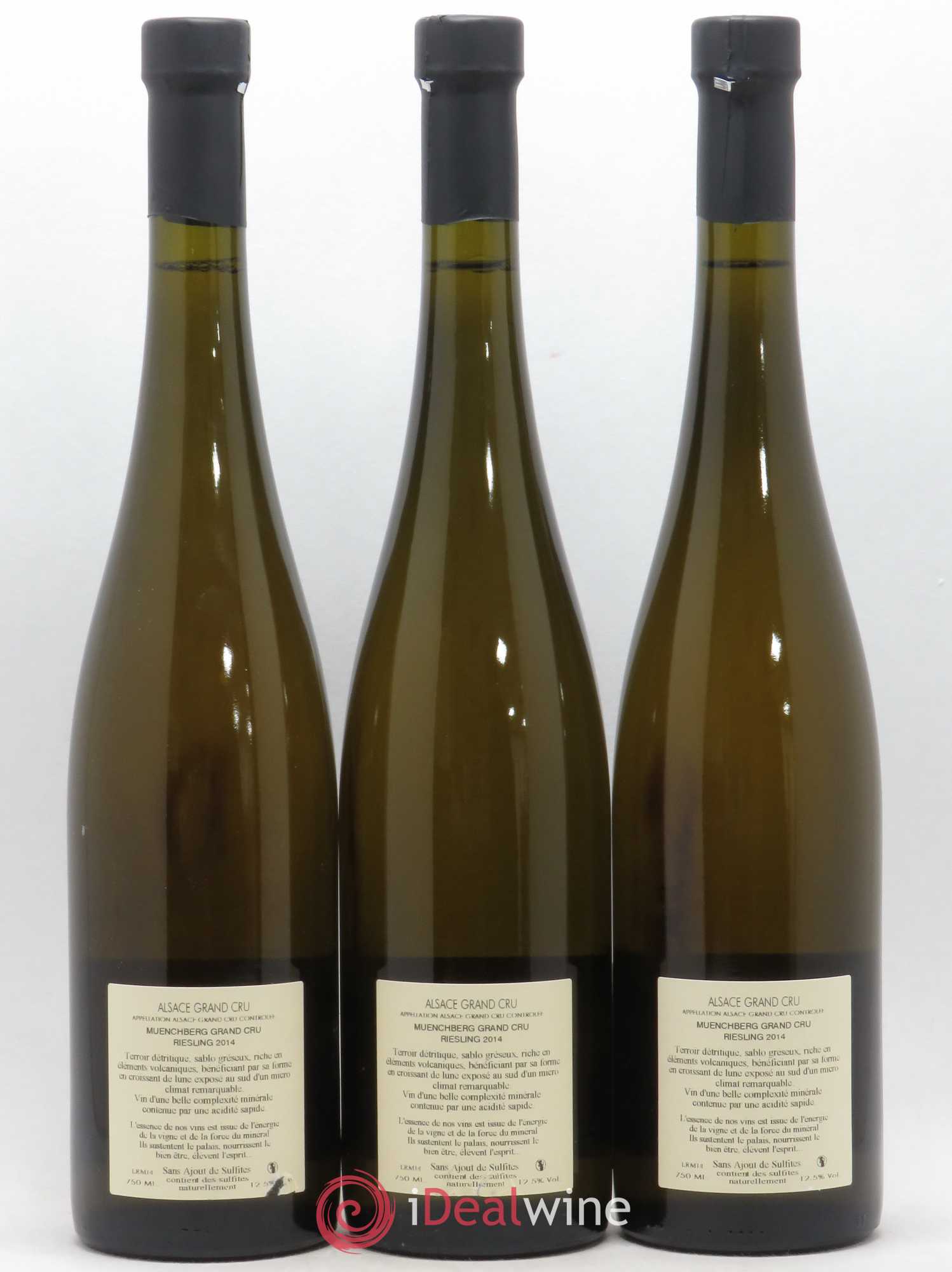Alsace Grand Cru Riesling Muenchberg Julien Meyer (Domaine) 2014 - Lot of 3 bottles - 1