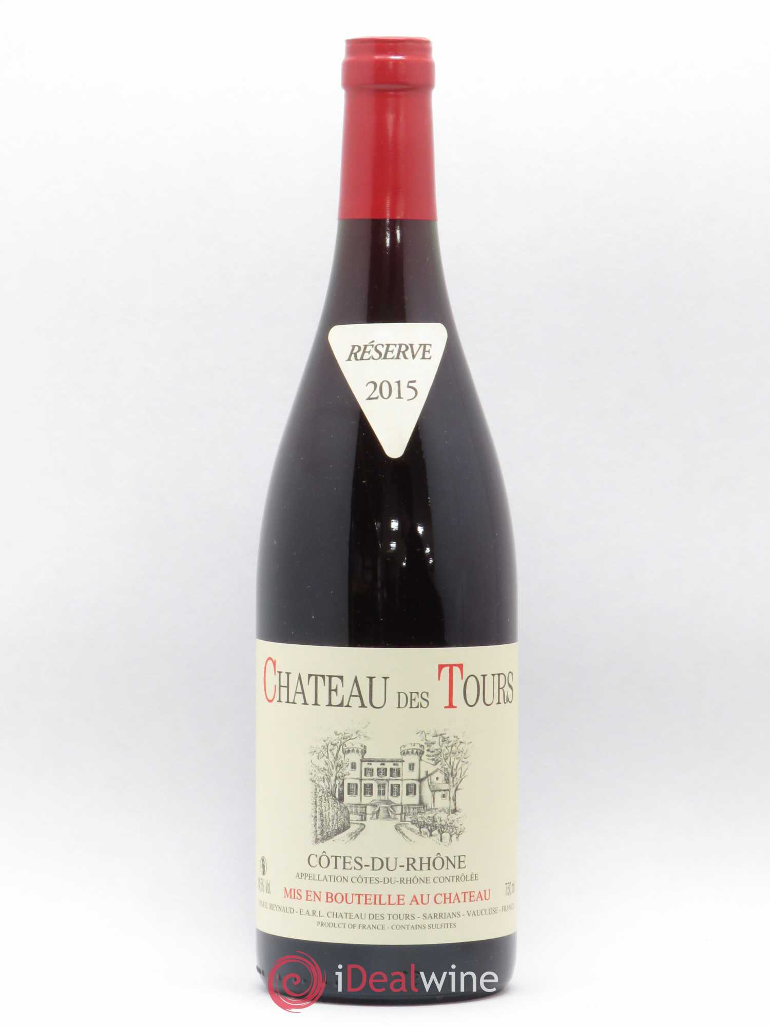 Côtes-du-Rhône Château des Tours Emmanuel Reynaud 2015 - Lot de 1 bouteille - 0