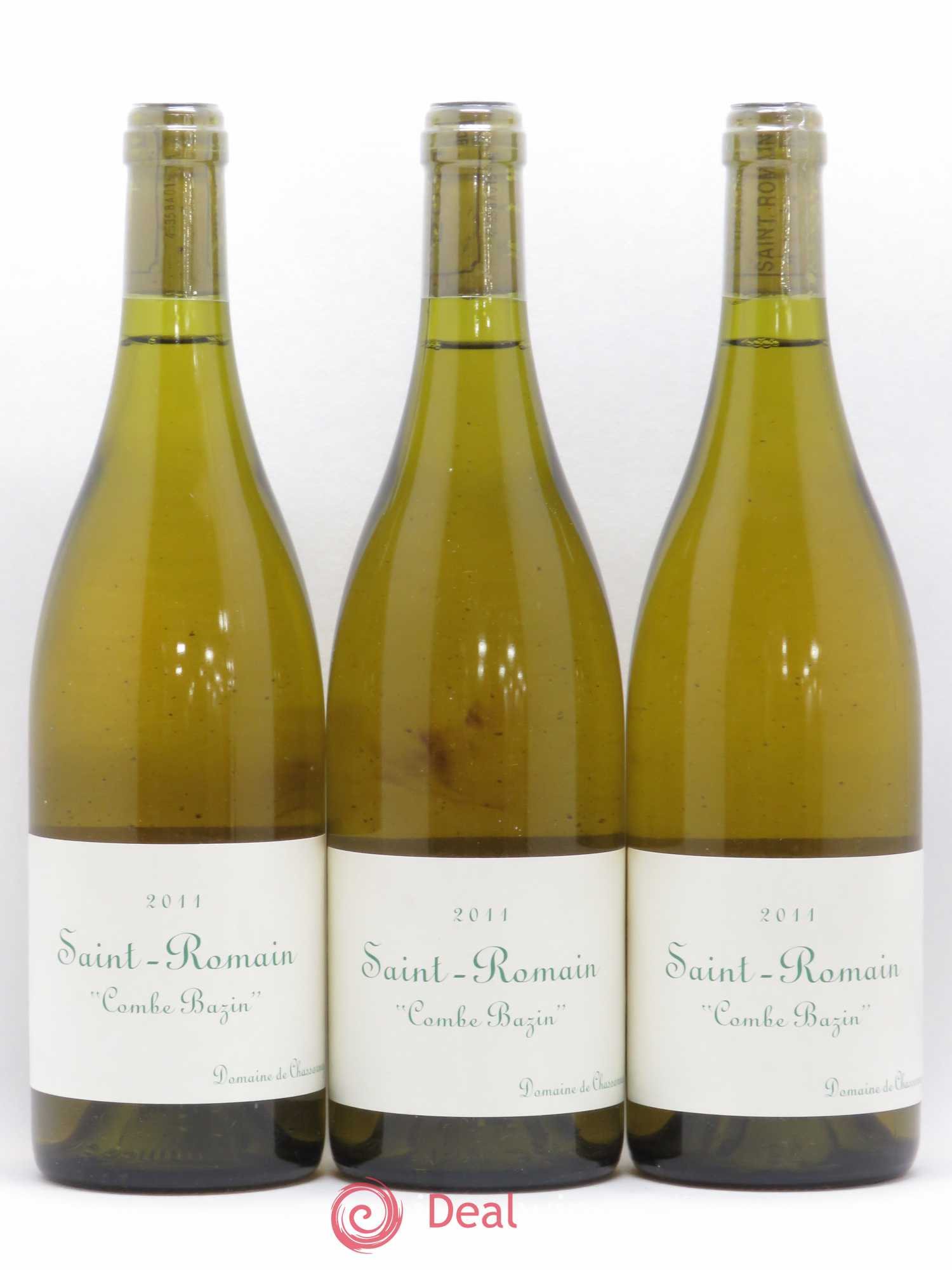 Saint-Romain Combe Bazin Domaine de Chassorney 2011 - Lot de 3 bouteilles - 0
