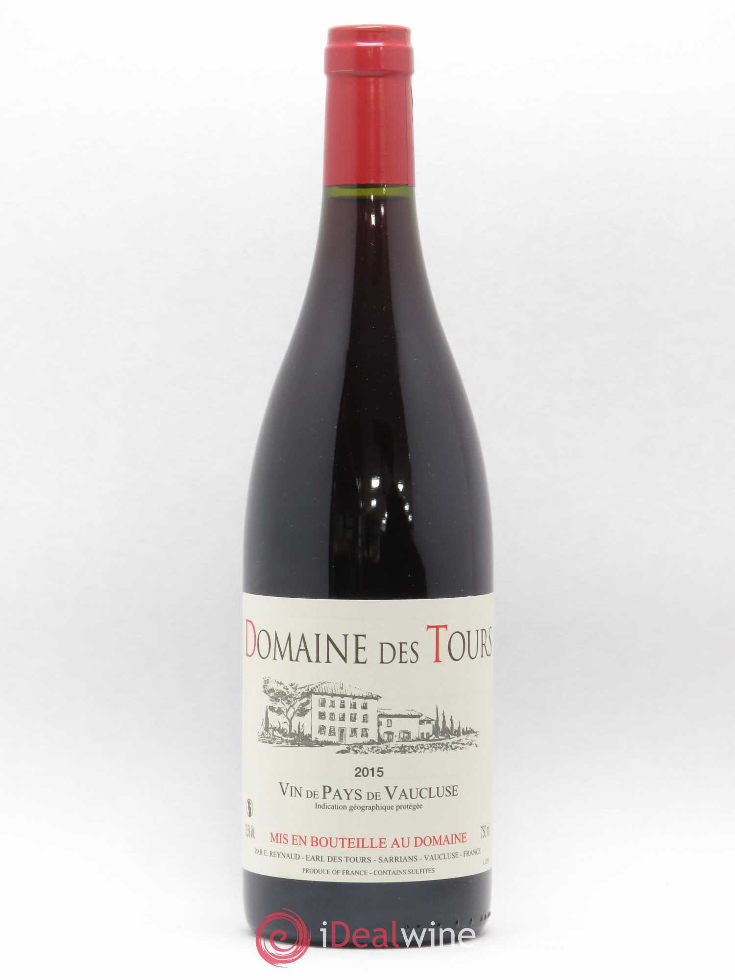 Vaucluse (Vin de Pays de Vaucluse) Domaine des Tours Emmanuel Reynaud 2015 - Lot de 1 bouteille - 0