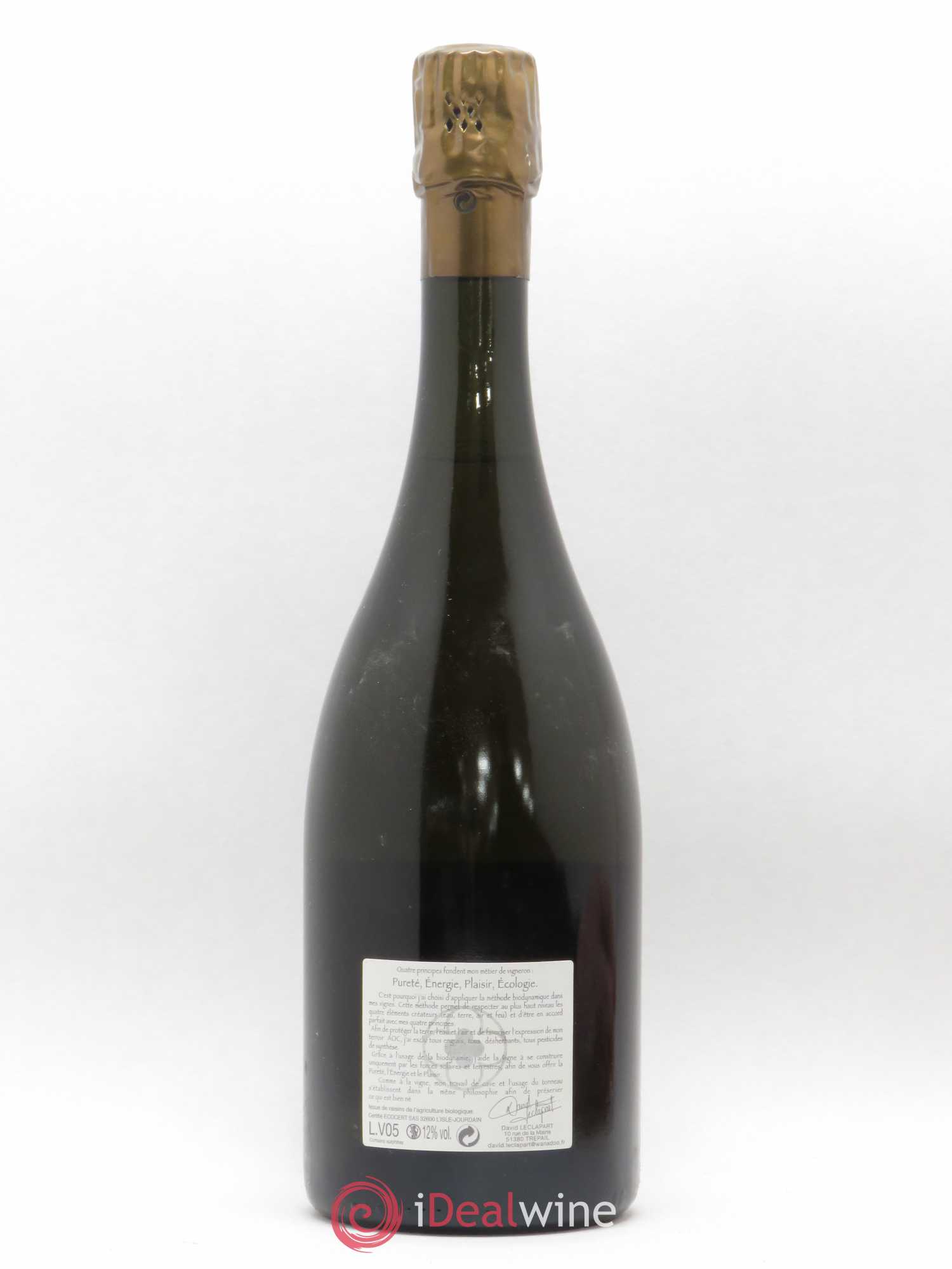 L'Apôtre Blanc de Blancs 1er Cru Extra-Brut David Leclapart 2005 - Lot de 1 bouteille - 1