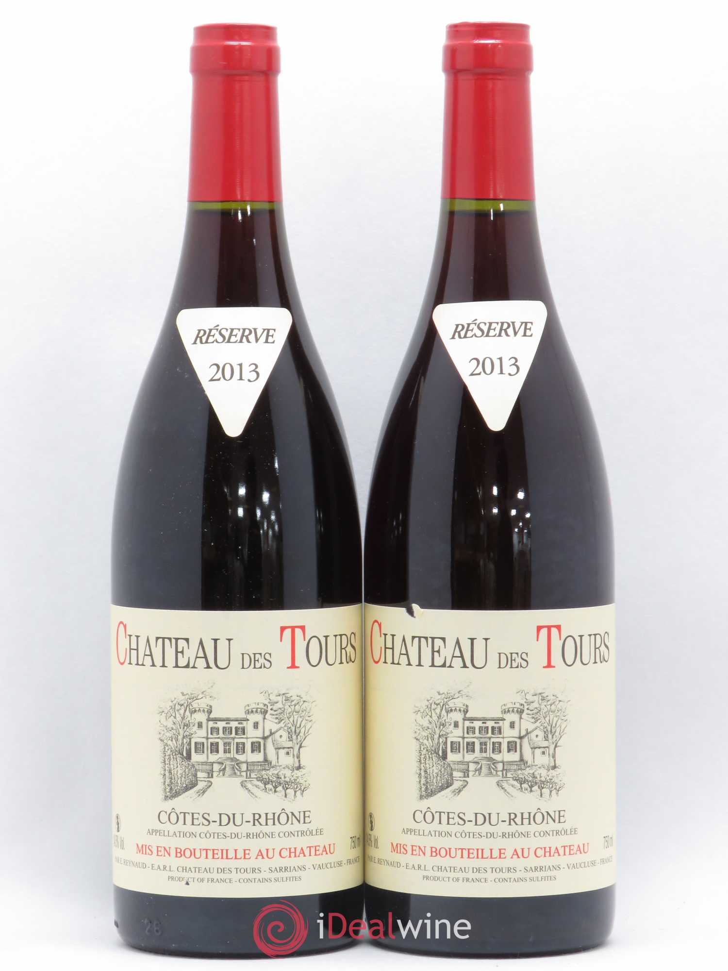 Côtes-du-Rhône Château des Tours Emmanuel Reynaud 2013 - Lot de 2 bouteilles - 0