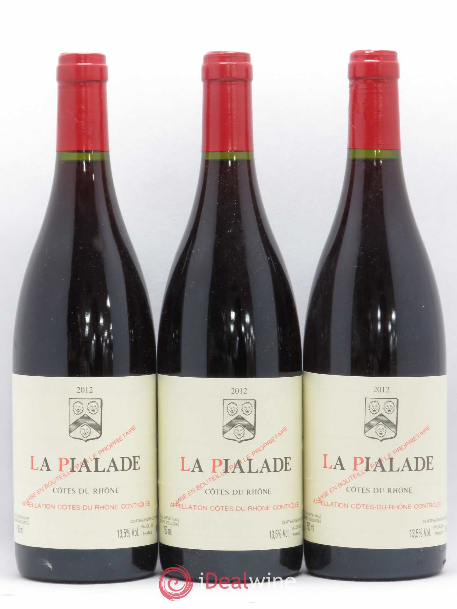 Côtes-du-Rhône La Pialade Emmanuel Reynaud 2012 - Lot de 3 bouteilles - 0