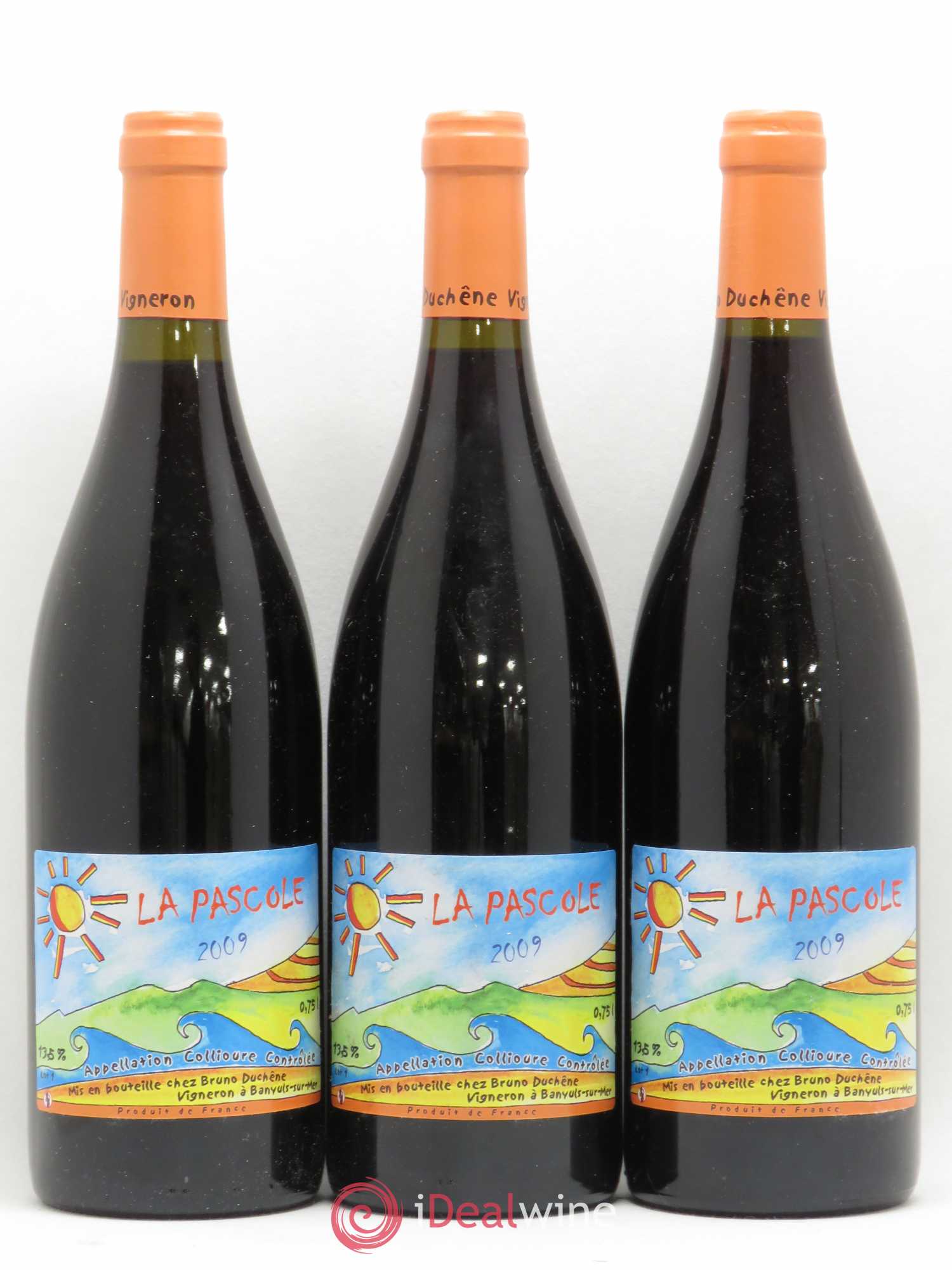 Collioure La Pascole Bruno Duchêne 2009 - Lot de 6 bouteilles - 1