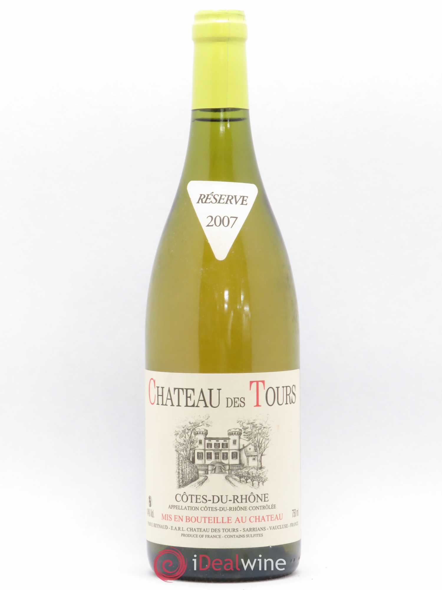 Côtes-du-Rhône Château des Tours Emmanuel Reynaud 2007 - Lot de 1 bouteille - 0