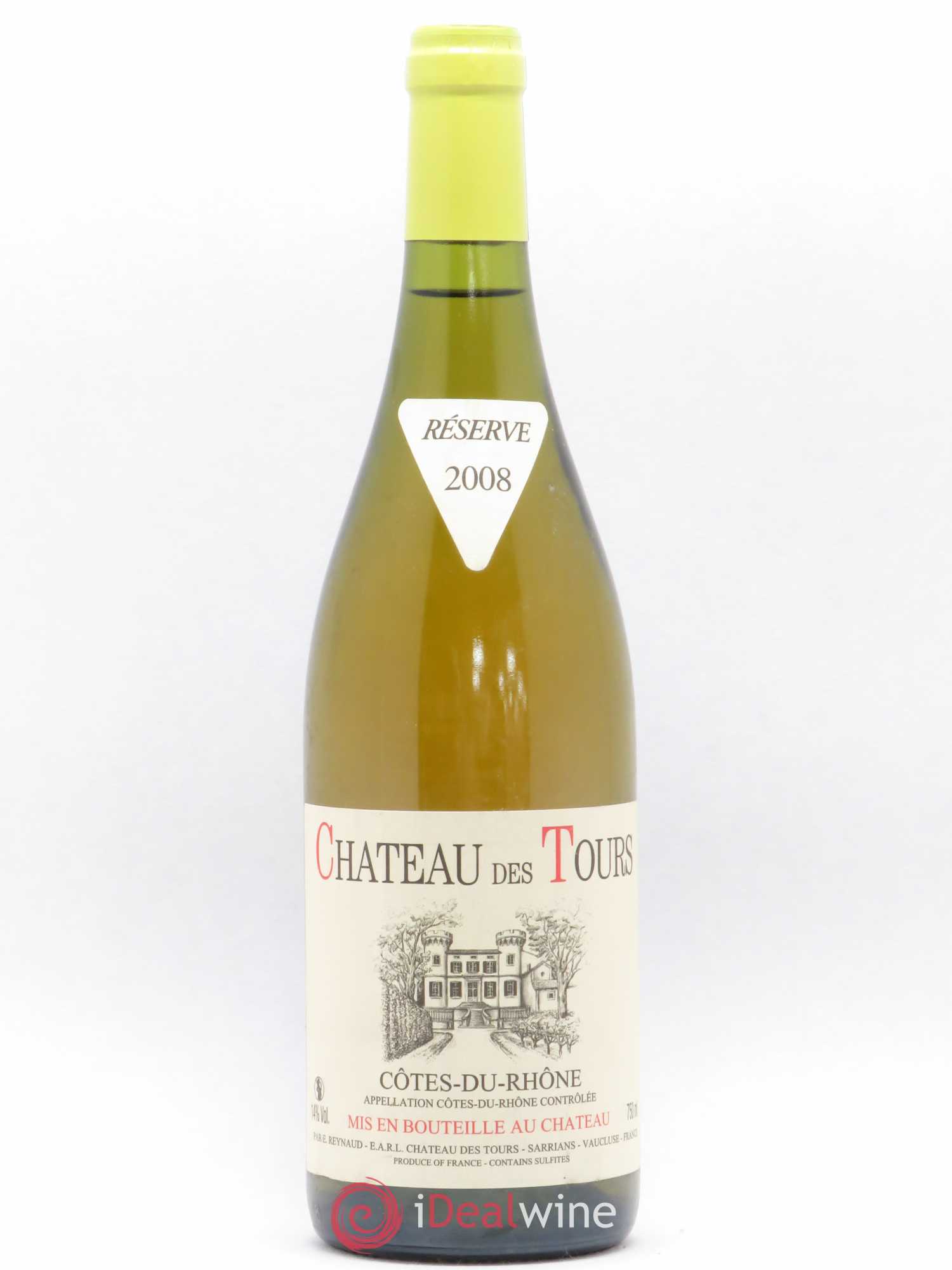 Côtes-du-Rhône Château des Tours Emmanuel Reynaud 2008 - Lot de 1 bouteille - 0