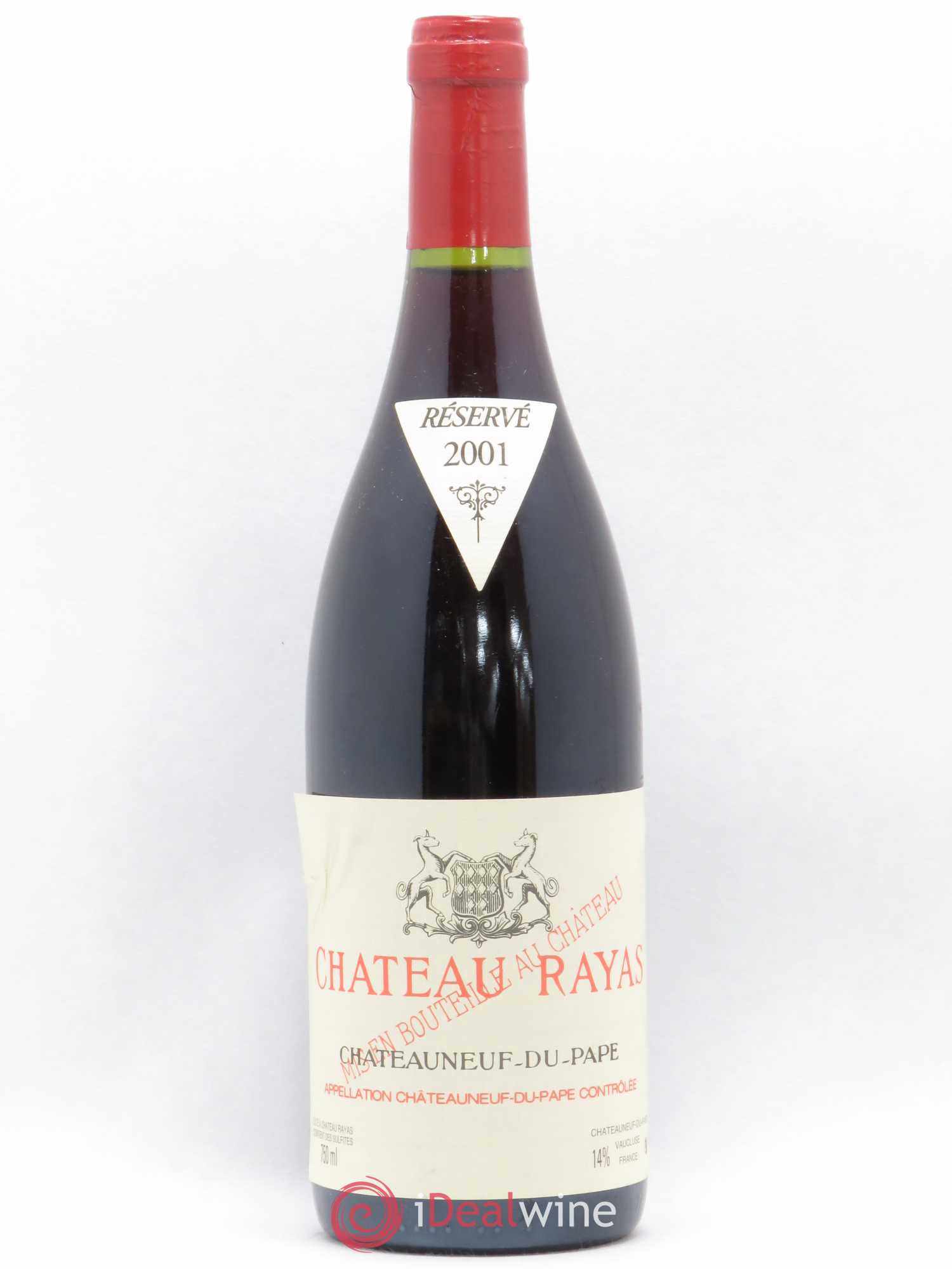 Châteauneuf-du-Pape Château Rayas Emmanuel Reynaud 2001 - Lot de 1 bouteille - 0