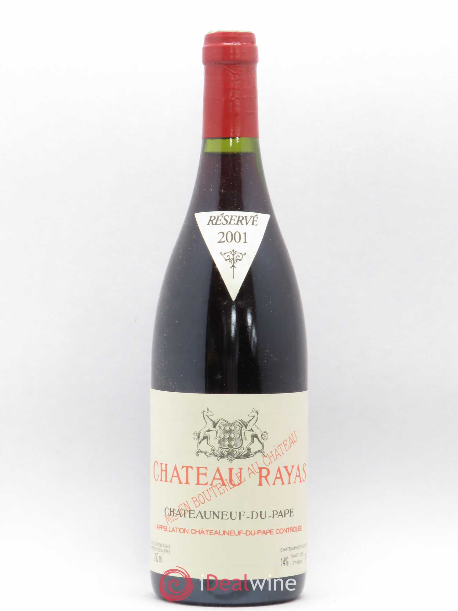 Châteauneuf-du-Pape Château Rayas Emmanuel Reynaud 2001 - Lot de 1 bouteille - 0
