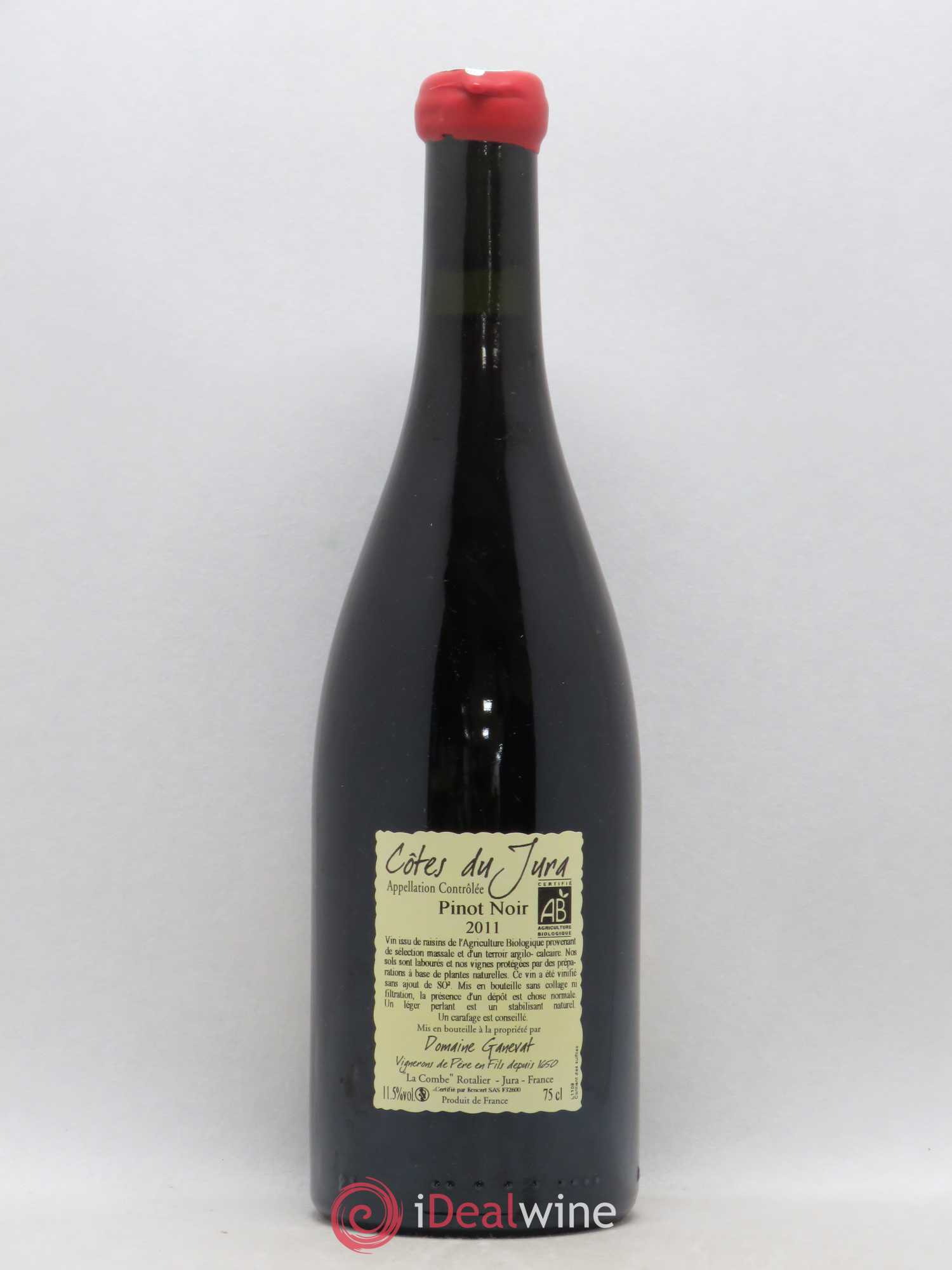 Côtes du Jura Cuvée Julien Jean-François Ganevat (Domaine) 2011 - Lot de 1 bouteille - 1