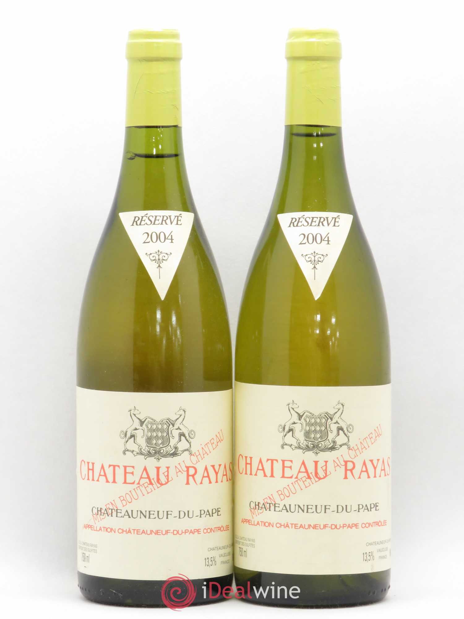 Châteauneuf-du-Pape Château Rayas Emmanuel Reynaud 2004 - Lot de 2 bouteilles - 0