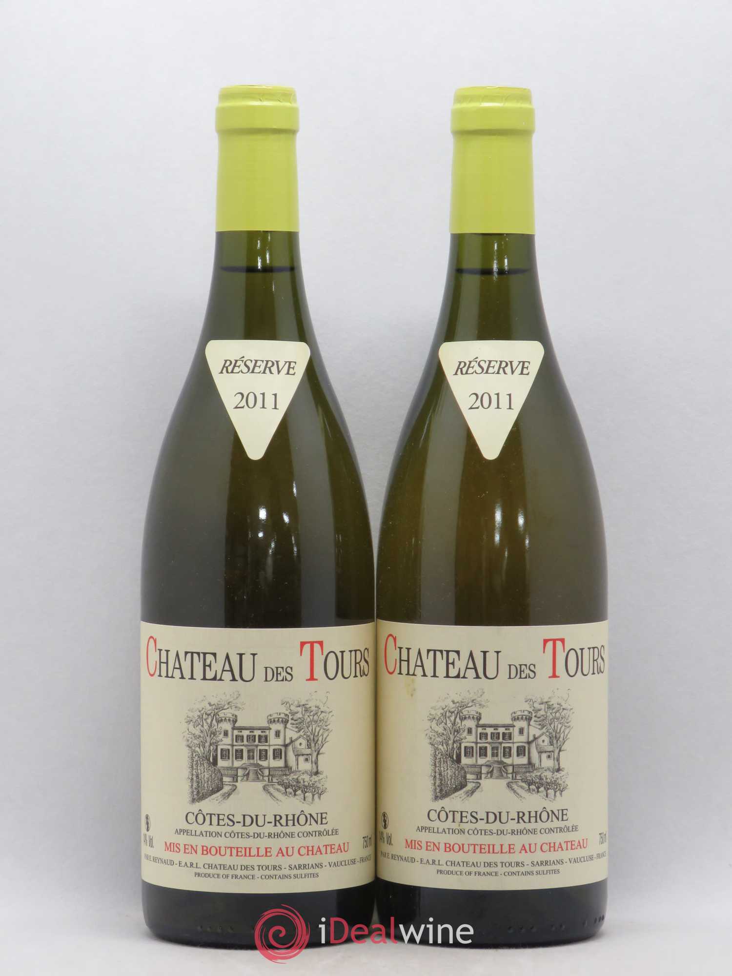 Côtes-du-Rhône Château des Tours Emmanuel Reynaud 2011 - Lot de 2 bouteilles - 0