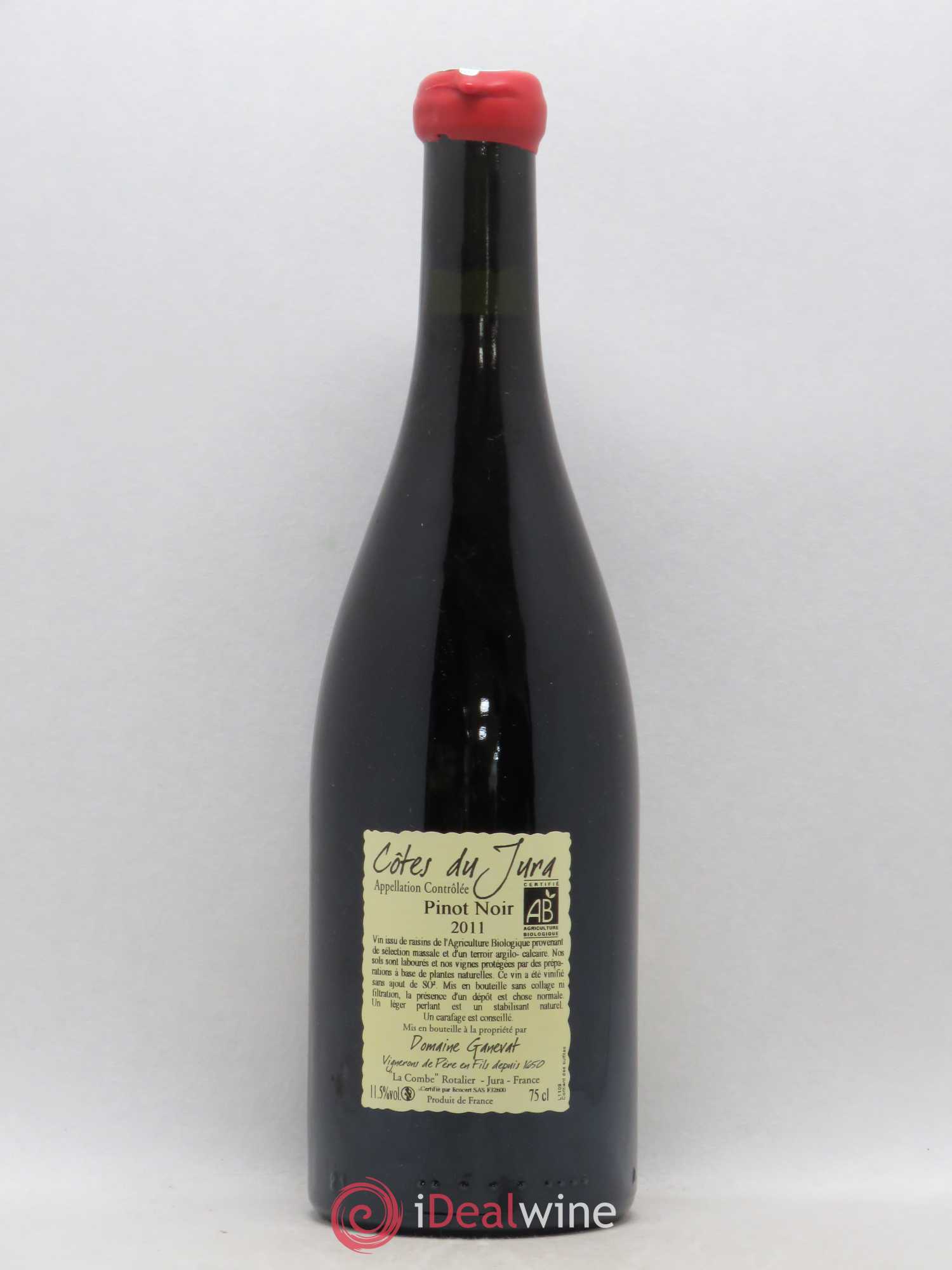 Côtes du Jura Cuvée Julien Jean-François Ganevat (Domaine) 2011 - Lot de 1 bouteille - 1