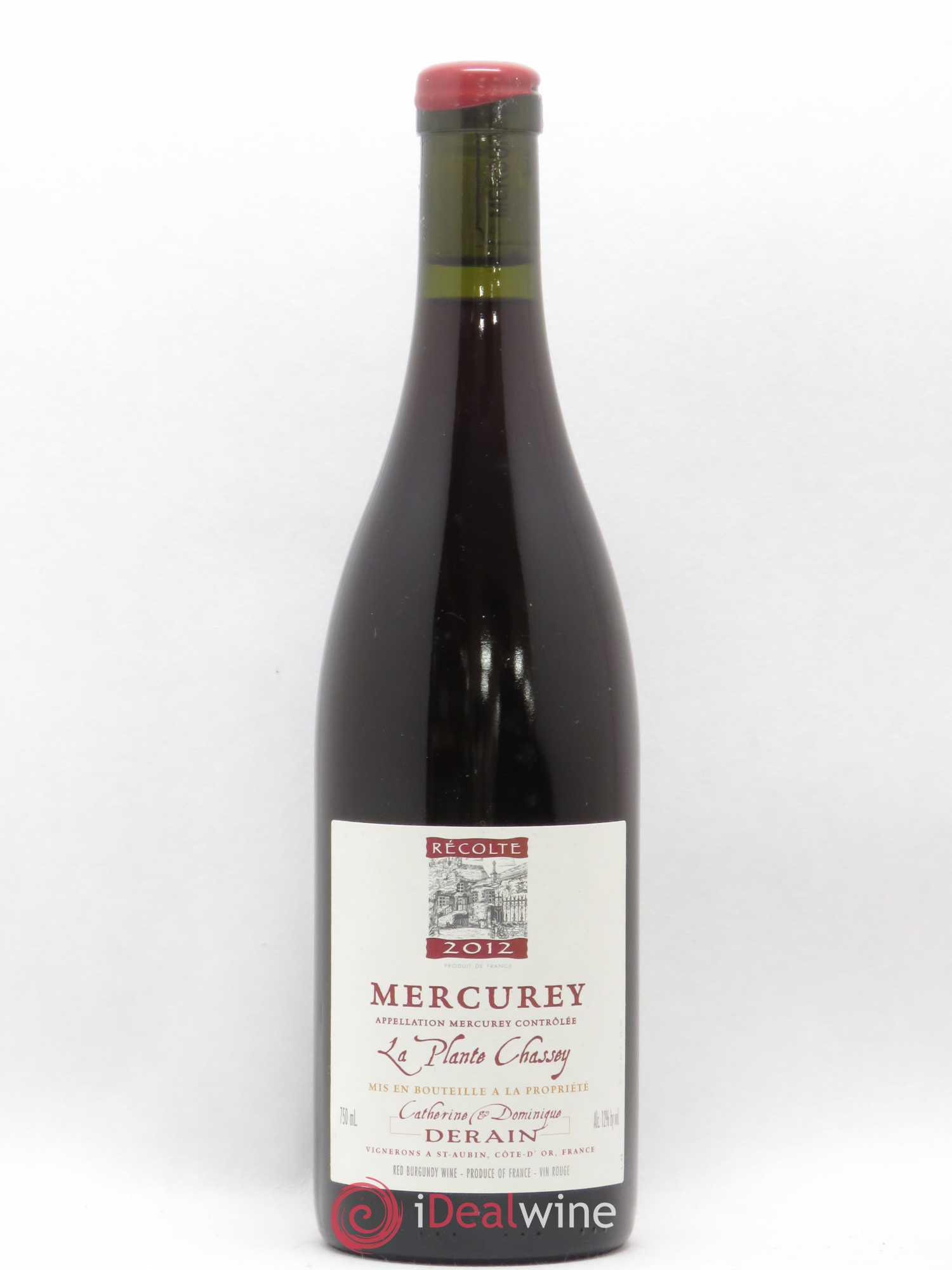 Mercurey La Plante Chassey Catherine & Dominique Derain 2012 - Posten von 1 Flasche - 0