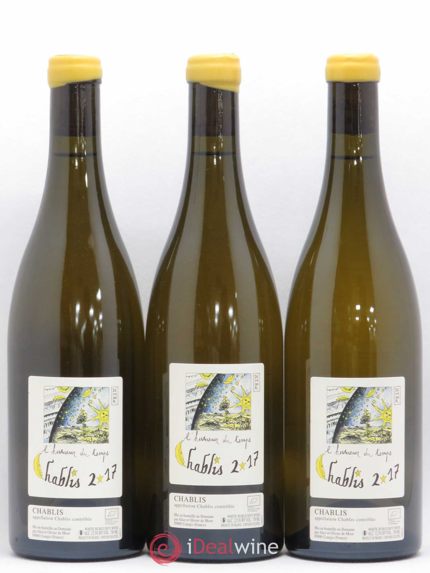 Chablis L'Humeur du Temps Alice et Olivier De Moor 2017 - Lot de 6 bouteilles - 1